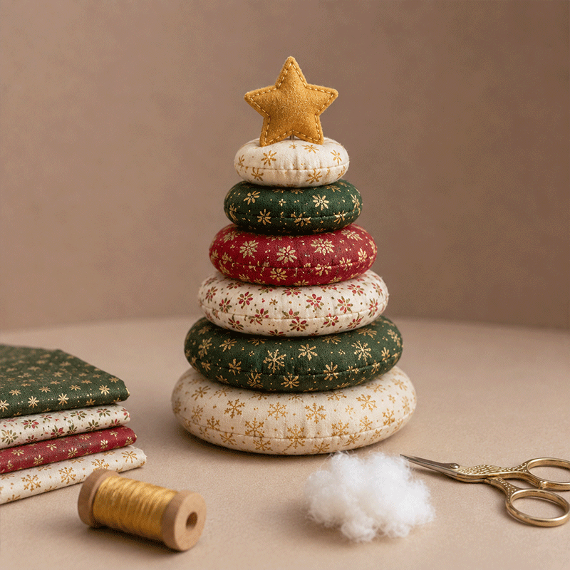 🎅 DIY Christmas Patchwork Doll Kit