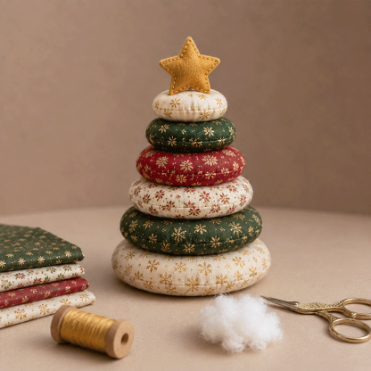 🎅 DIY Christmas Patchwork Doll Kit