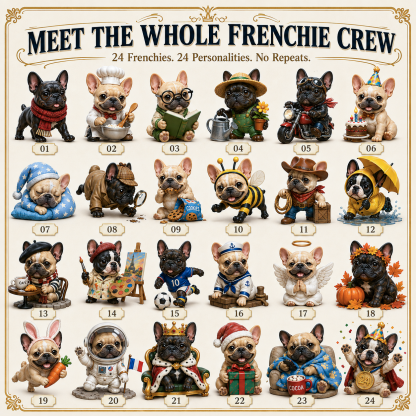 ⏰Limited Stock 50% OFF - 🎄🐶 2026 French Bulldog Advent Calendar – 24 Days of Frenchie Mischief(📦Buy 2 Free Shipping)