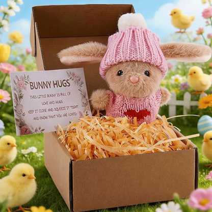 Pocket Bunny Hug Easter Gift
