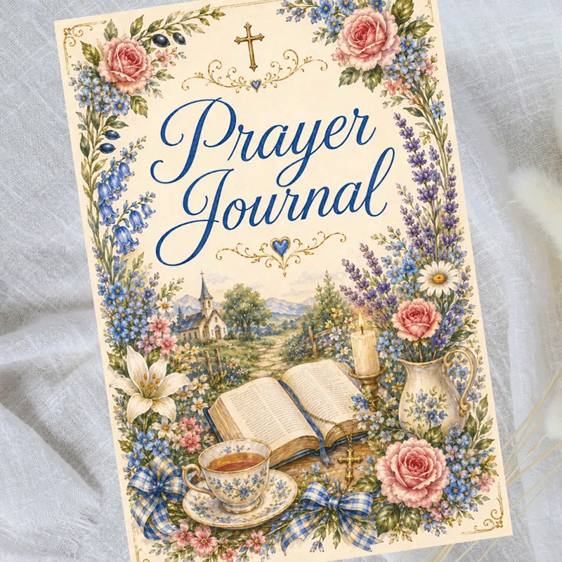 🔥50% Off Last Day - BUY 3 GET 1 FREE🔥Christian Prayer Journal Set