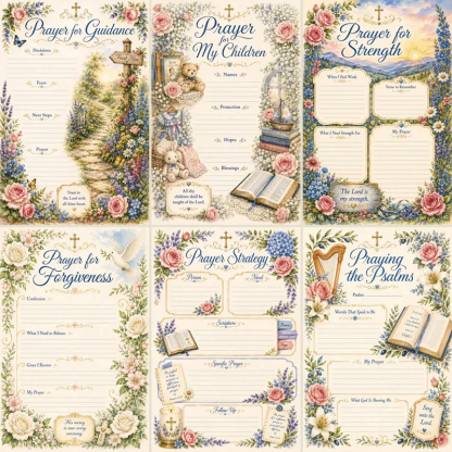 🔥50% Off Last Day - BUY 3 GET 1 FREE🔥Christian Prayer Journal Set
