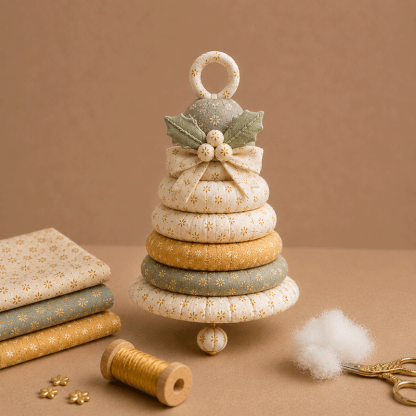 🎅 DIY Christmas Patchwork Doll Kit