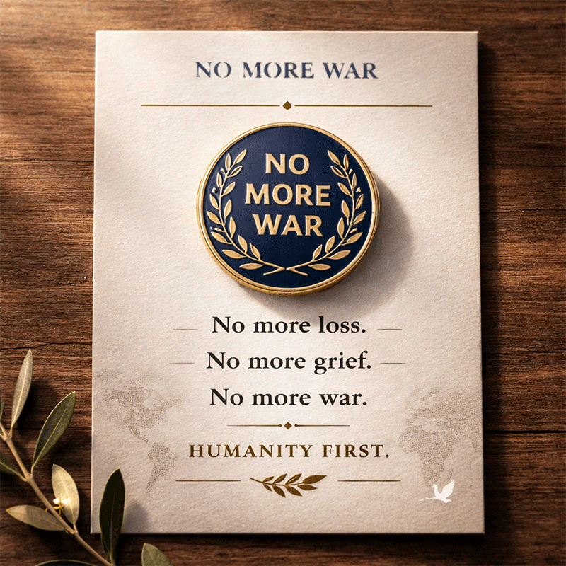 Badge for Advocating Peace and Opposing War