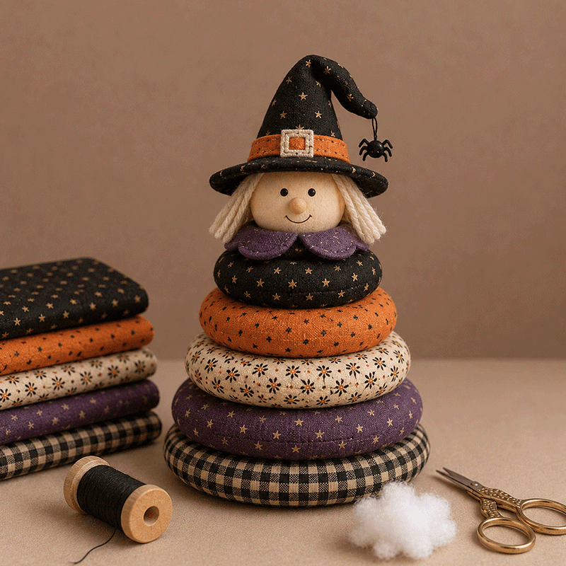 🎃 DIY Halloween Patchwork Sewing Kit