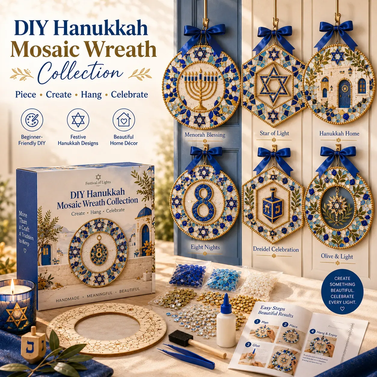 Hanukkah handmade decor