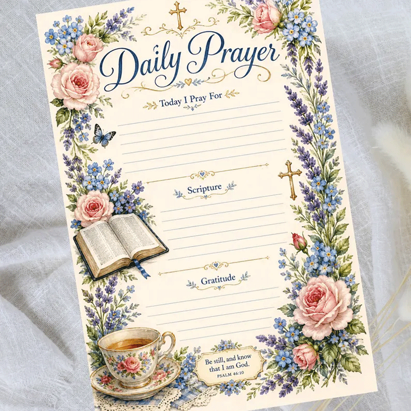 🔥50% Off Last Day - BUY 3 GET 1 FREE🔥Christian Prayer Journal Set