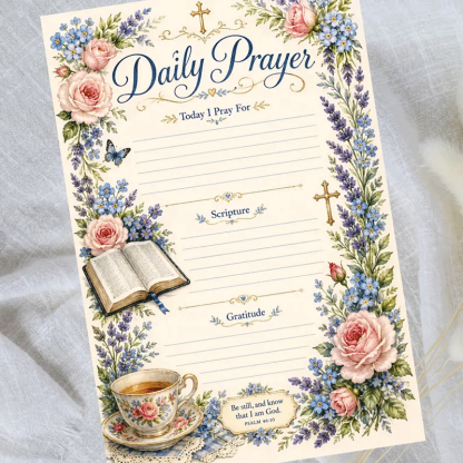 🔥50% Off Last Day - BUY 3 GET 1 FREE🔥Christian Prayer Journal Set