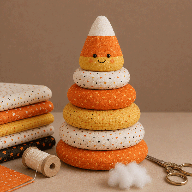 🎃 DIY Halloween Patchwork Sewing Kit