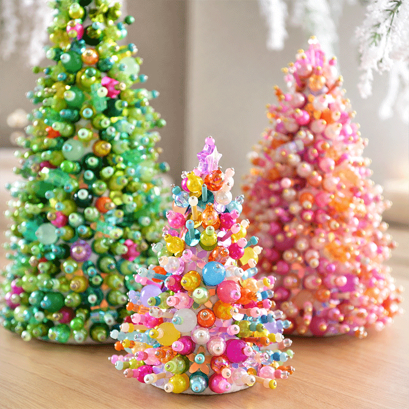 🔥49% Off Last Day - BUY 3 GET 1 FREE🎄 Dreamy Beaded Christmas Tree DIY Kit
