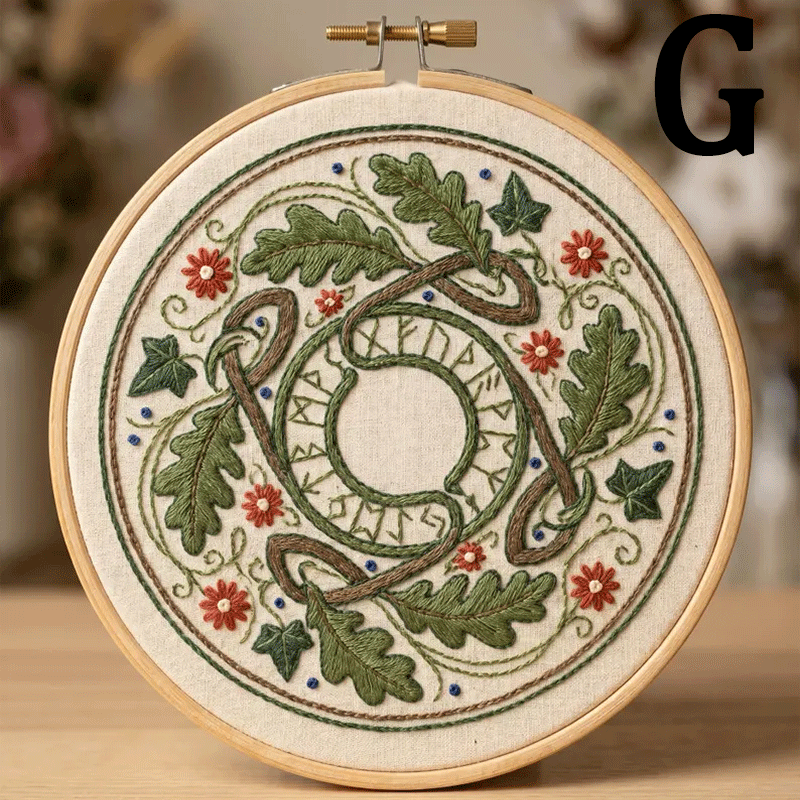 🔥49% Off Last Day - BUY 3 GET 1 FREE🌿Art Nouveau Celtic Knot Embroidery Kit (📦Buy 3 Free Shipping)