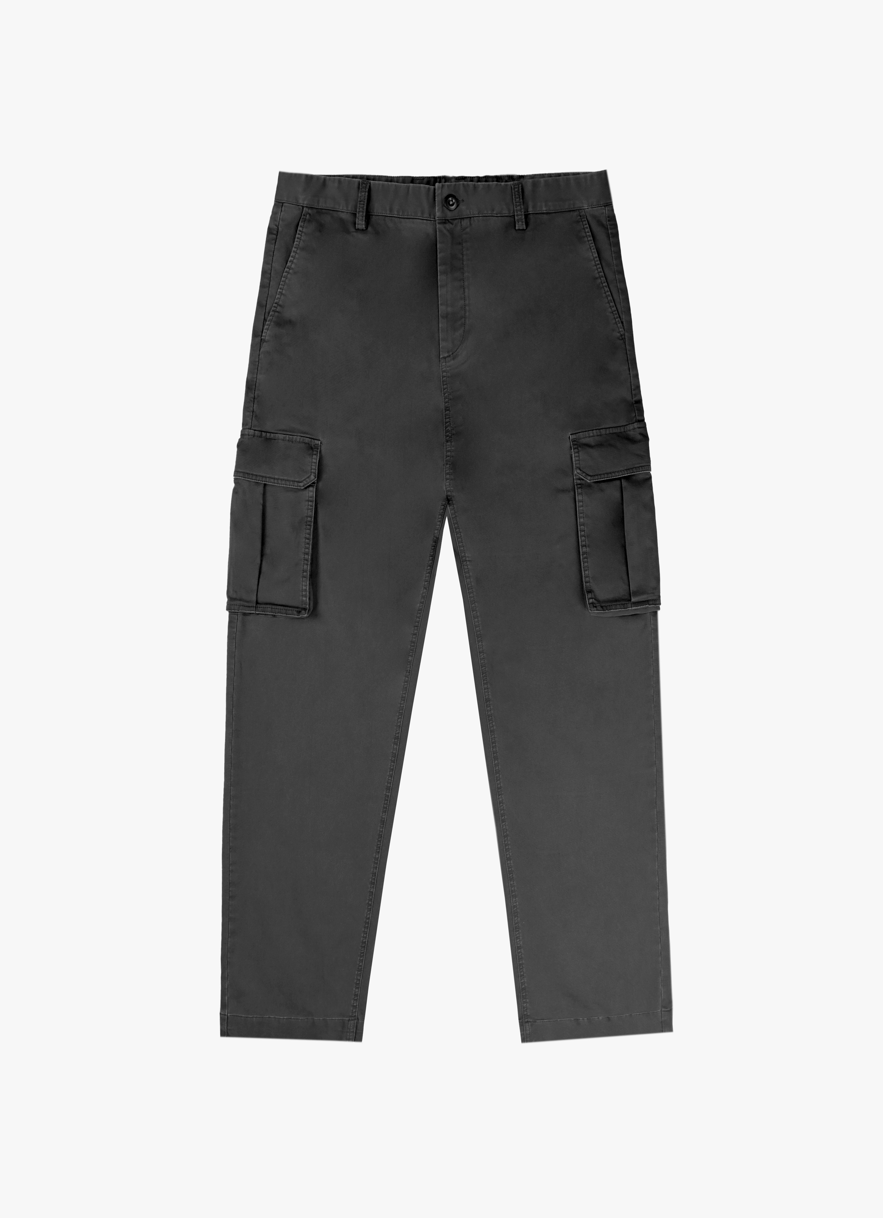 Utility Cotton Cargo Trousers