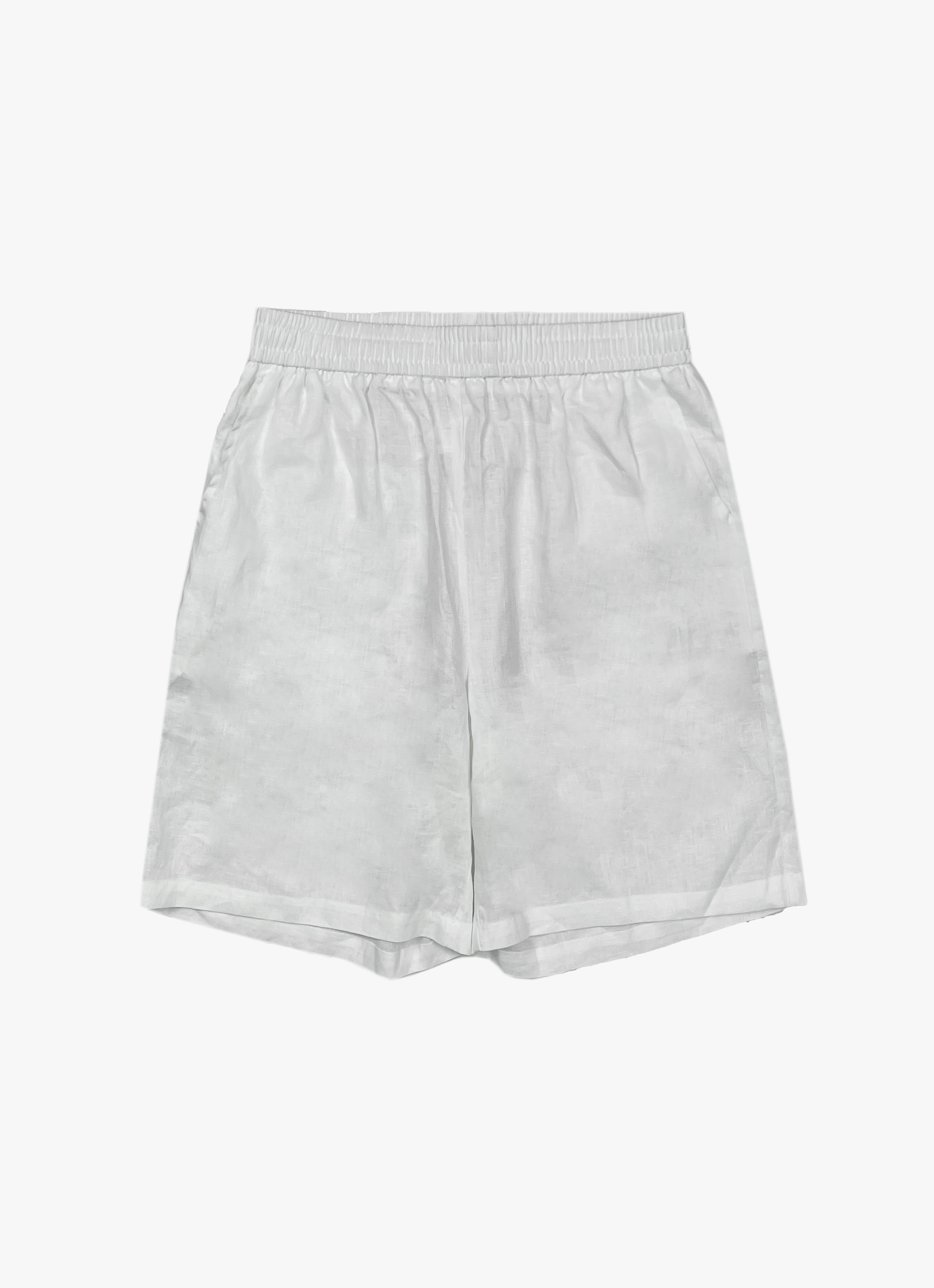 Tencel-Linen Elastic Shorts