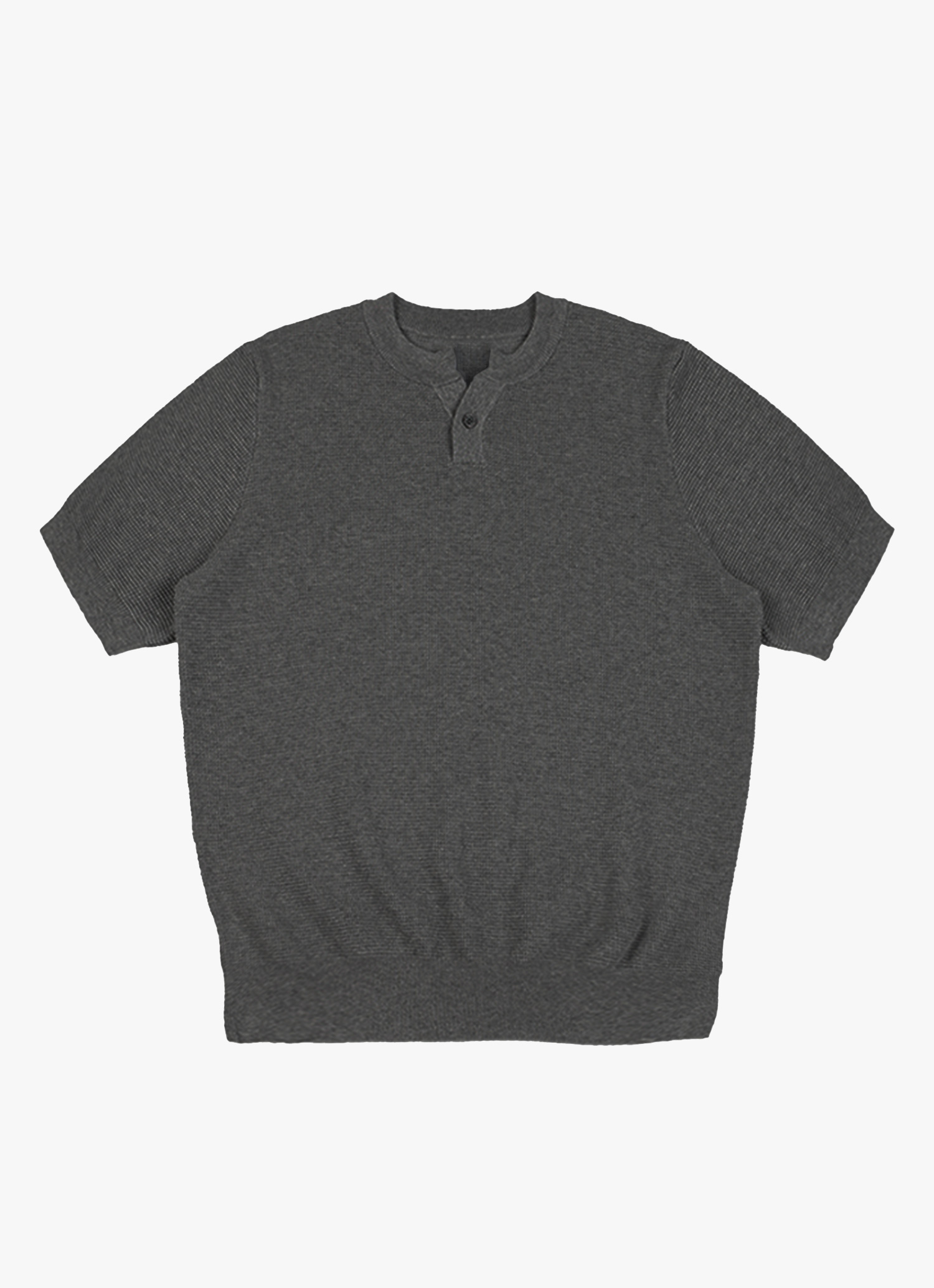 Knitted Henley T-Shirt
