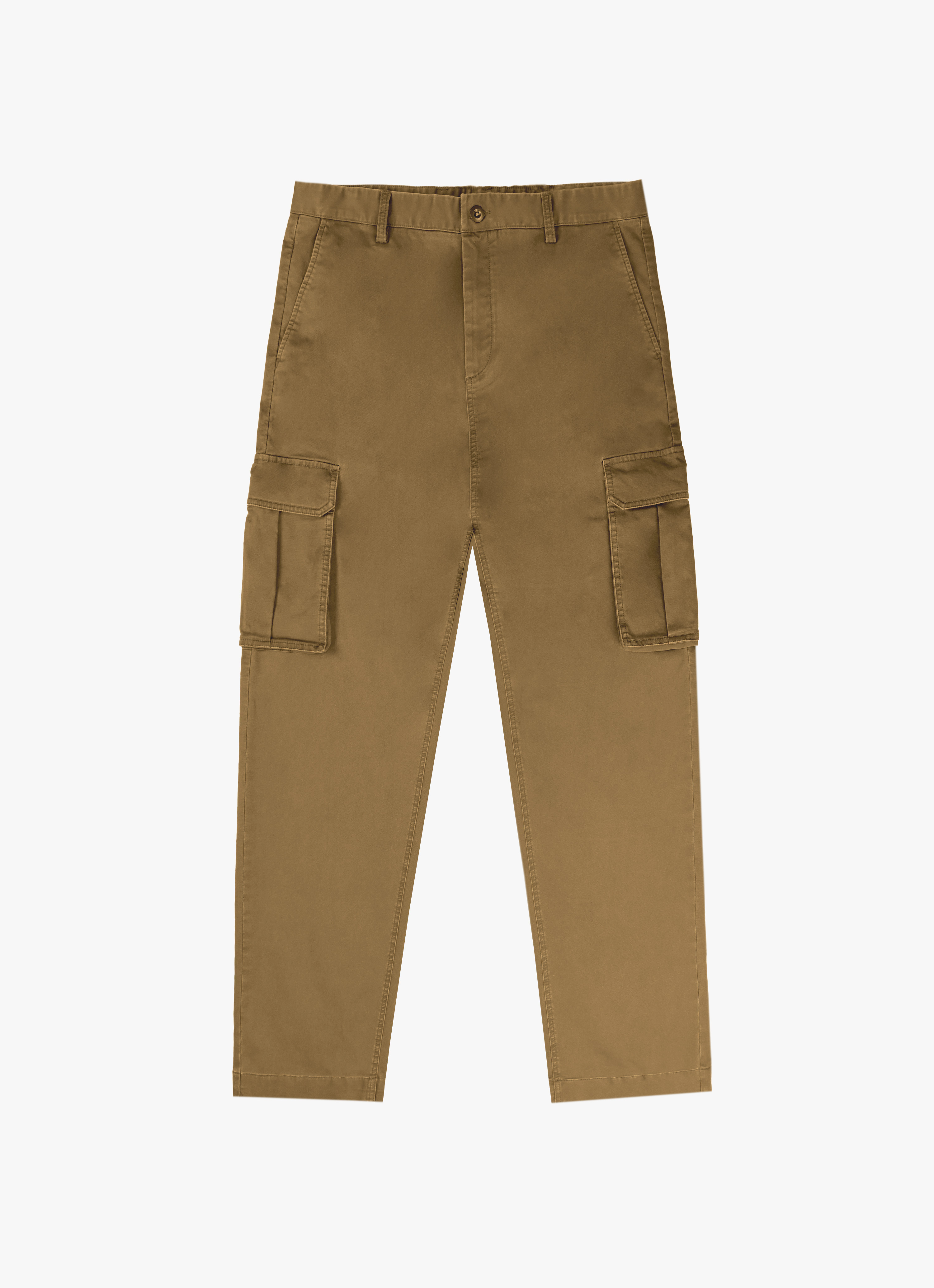 Utility Cotton Cargo Trousers
