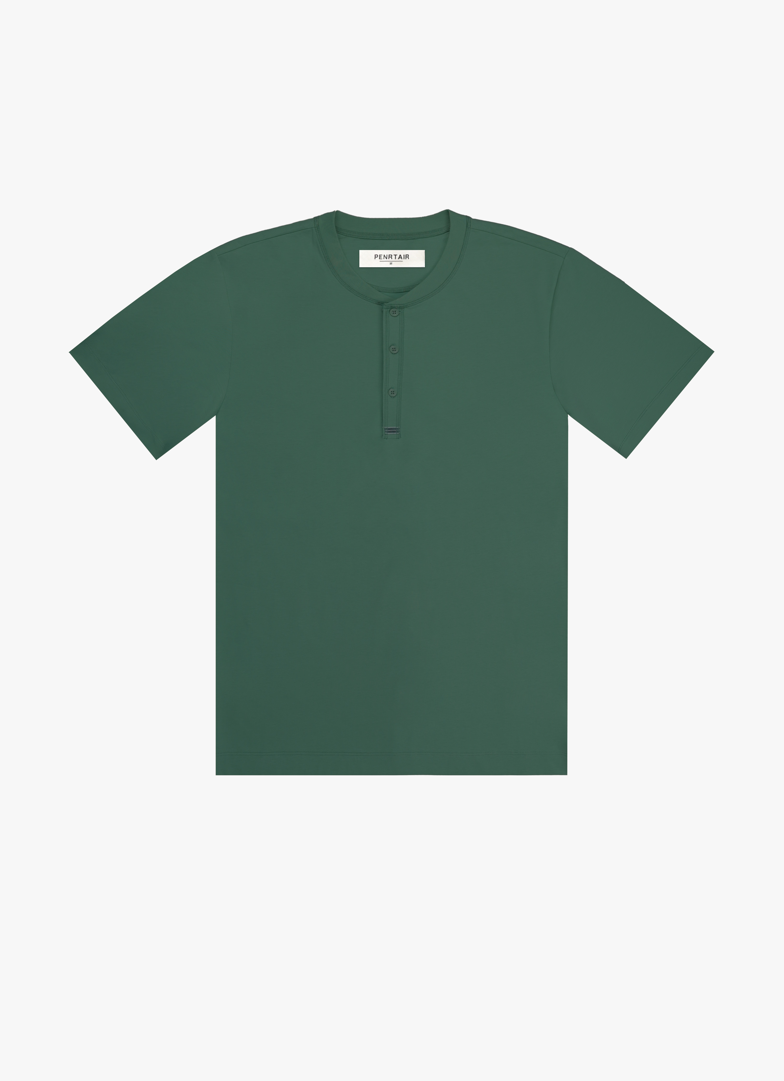 Buttoned Crewneck Tee