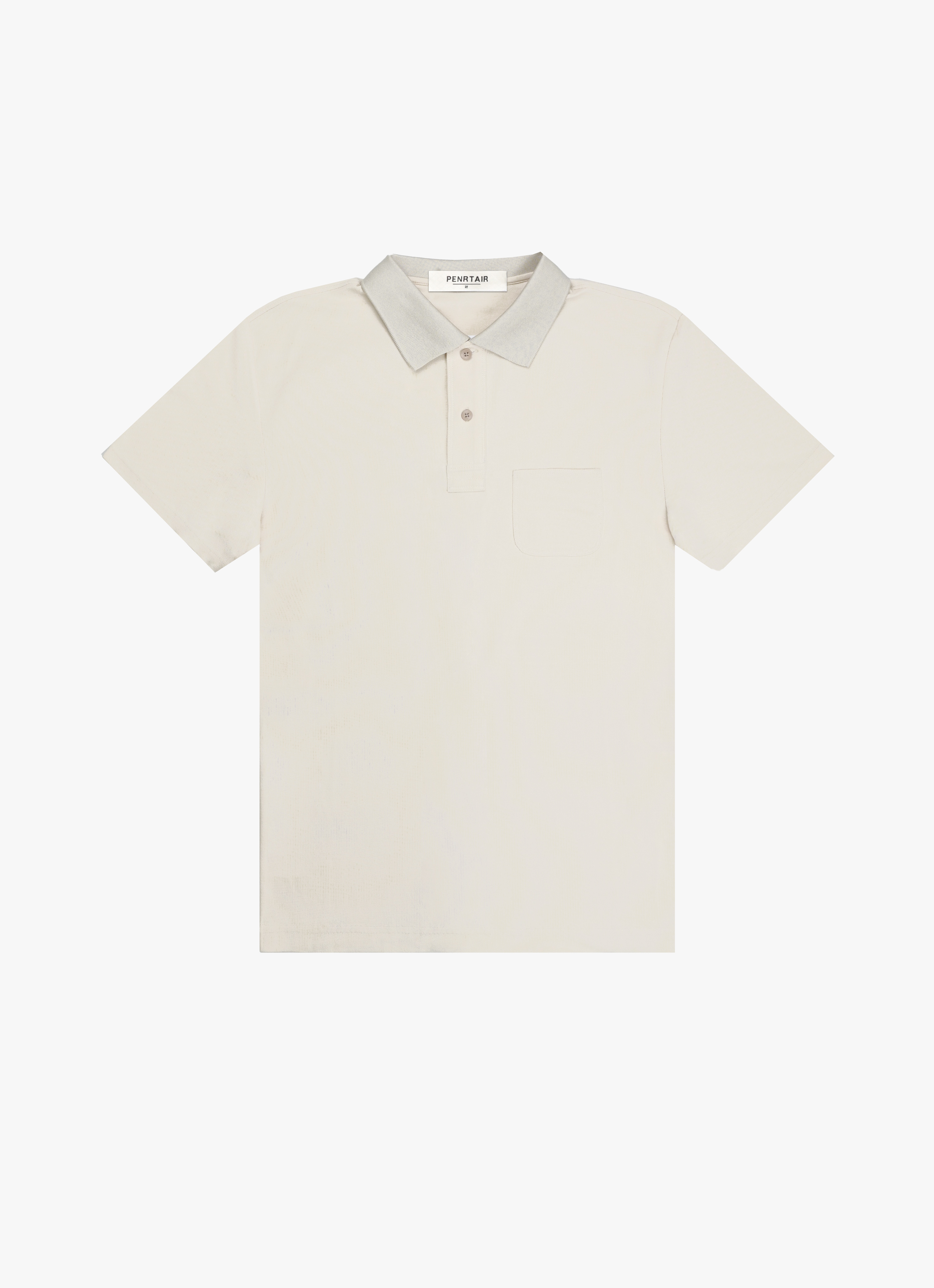 Contrasted Collar Polo