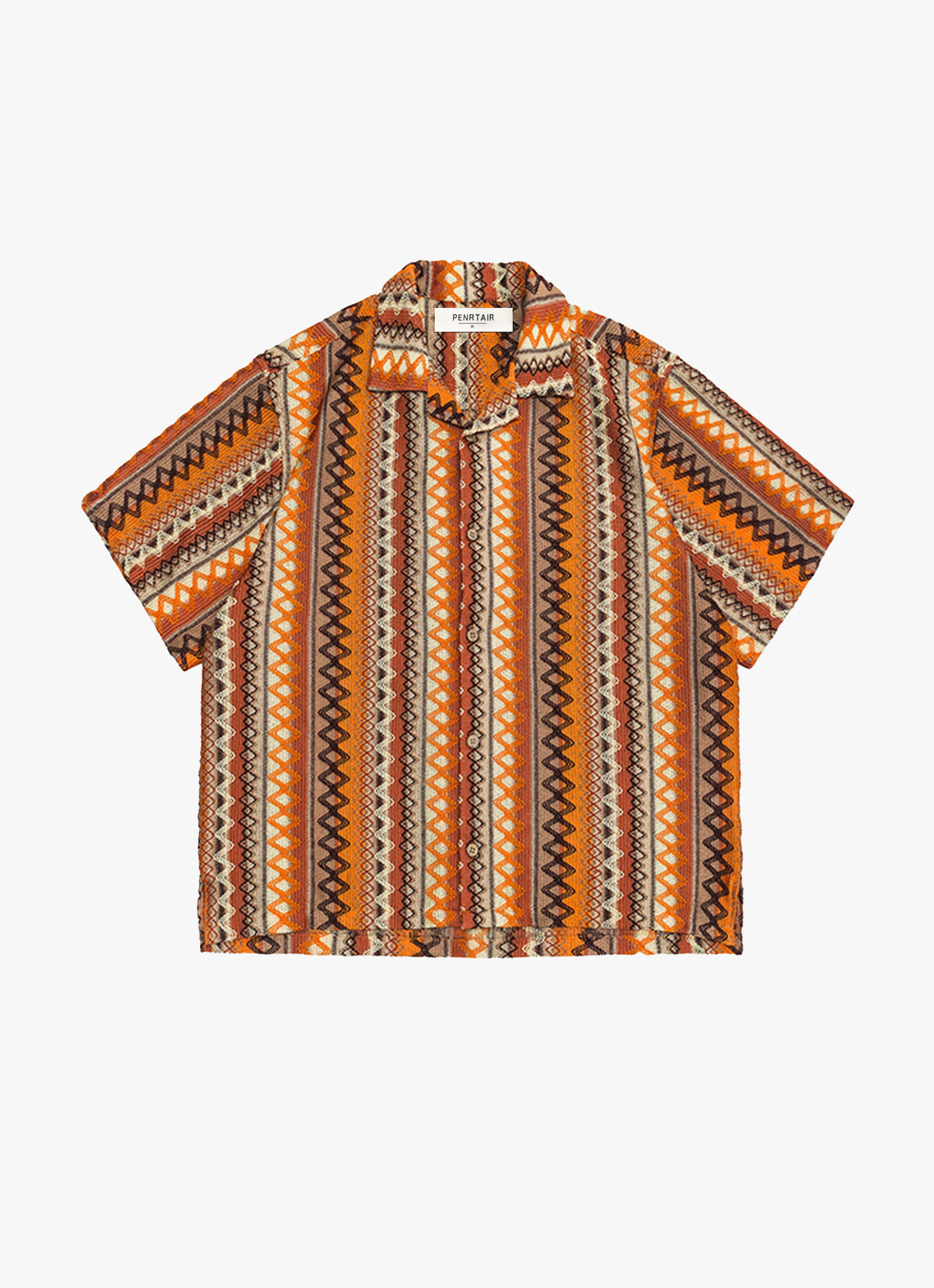 Open-Knit Cuban Shirt