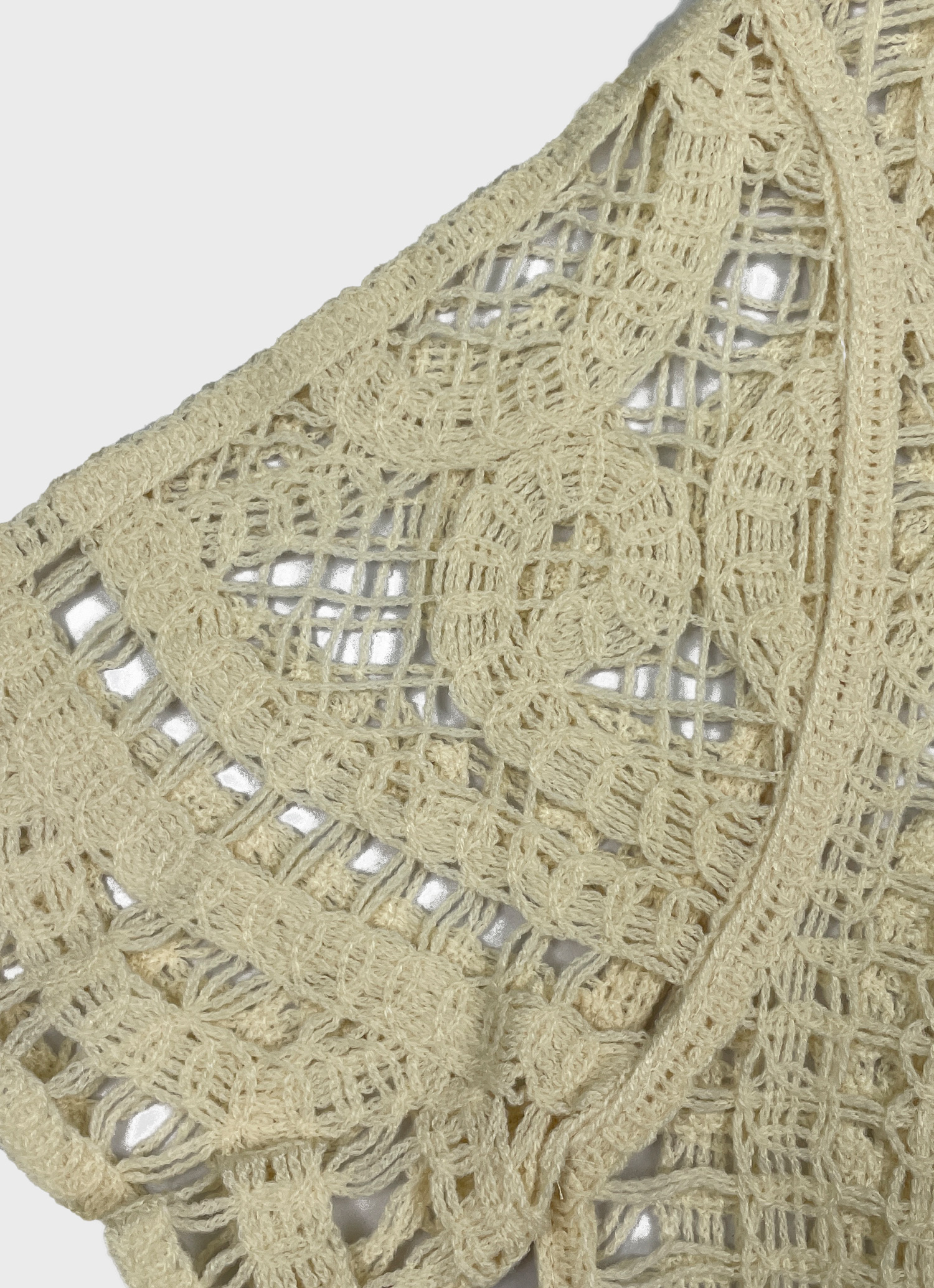 Open-Stitch Crochet Polo