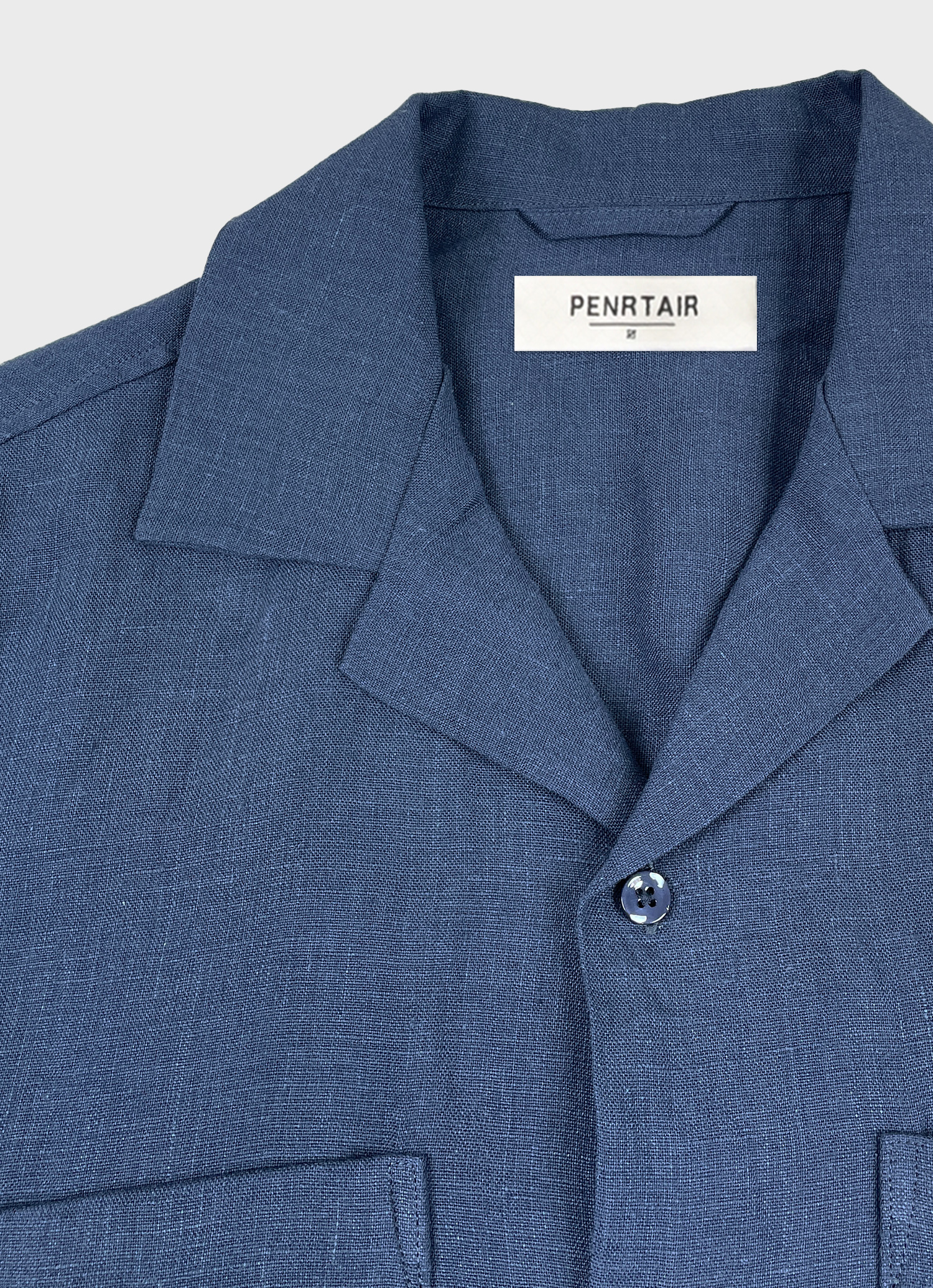 Windsor Collar Linen Shirt