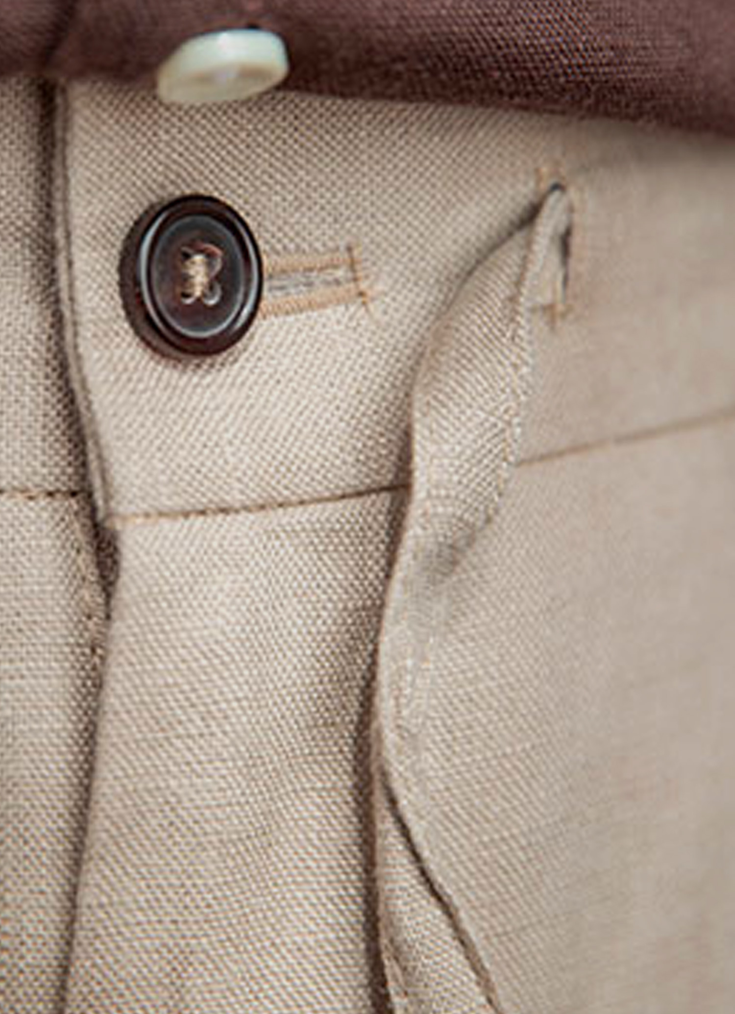 Linen Drawstring Trousers