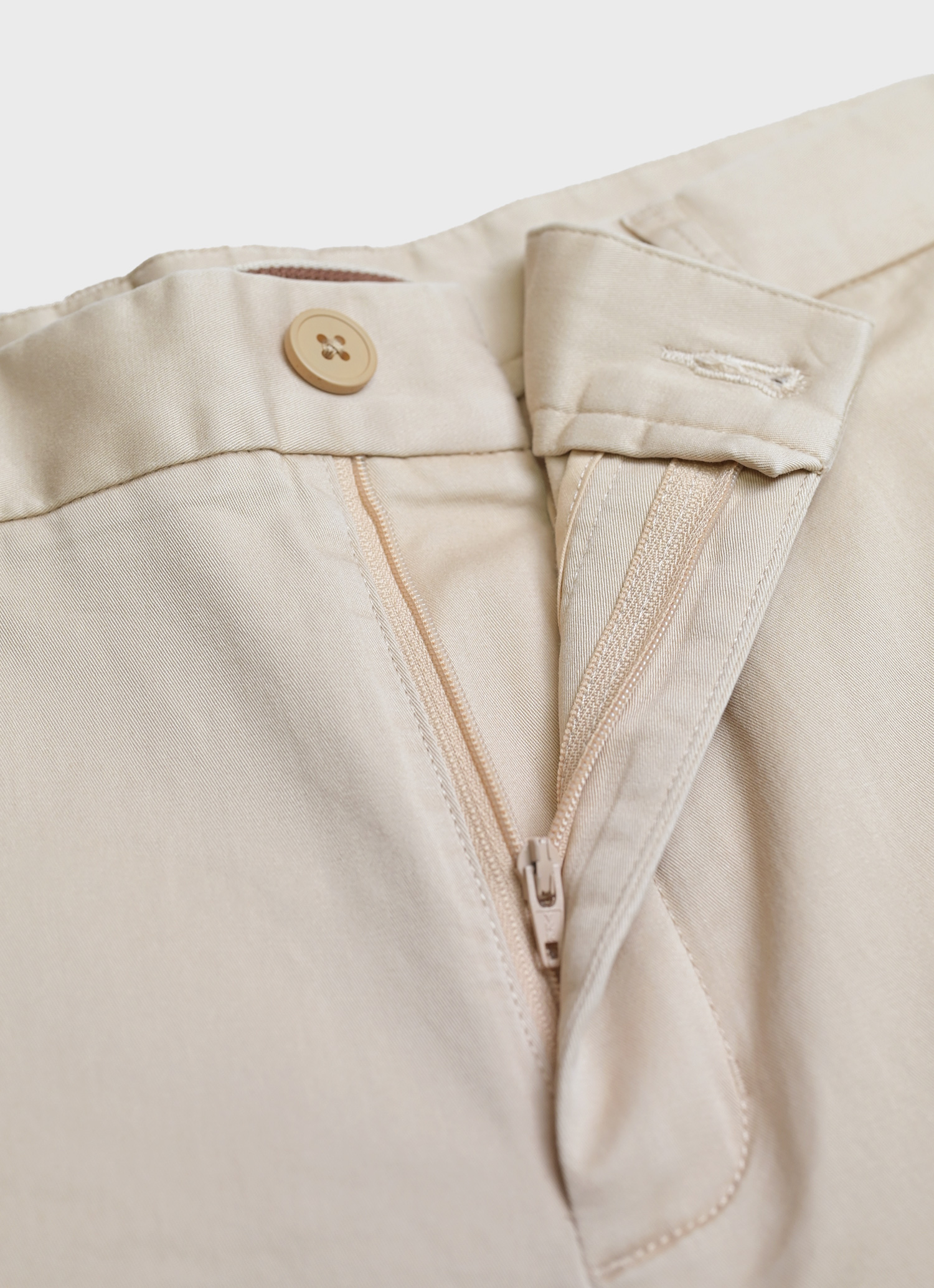 Minimal Drape Cotton Trousers