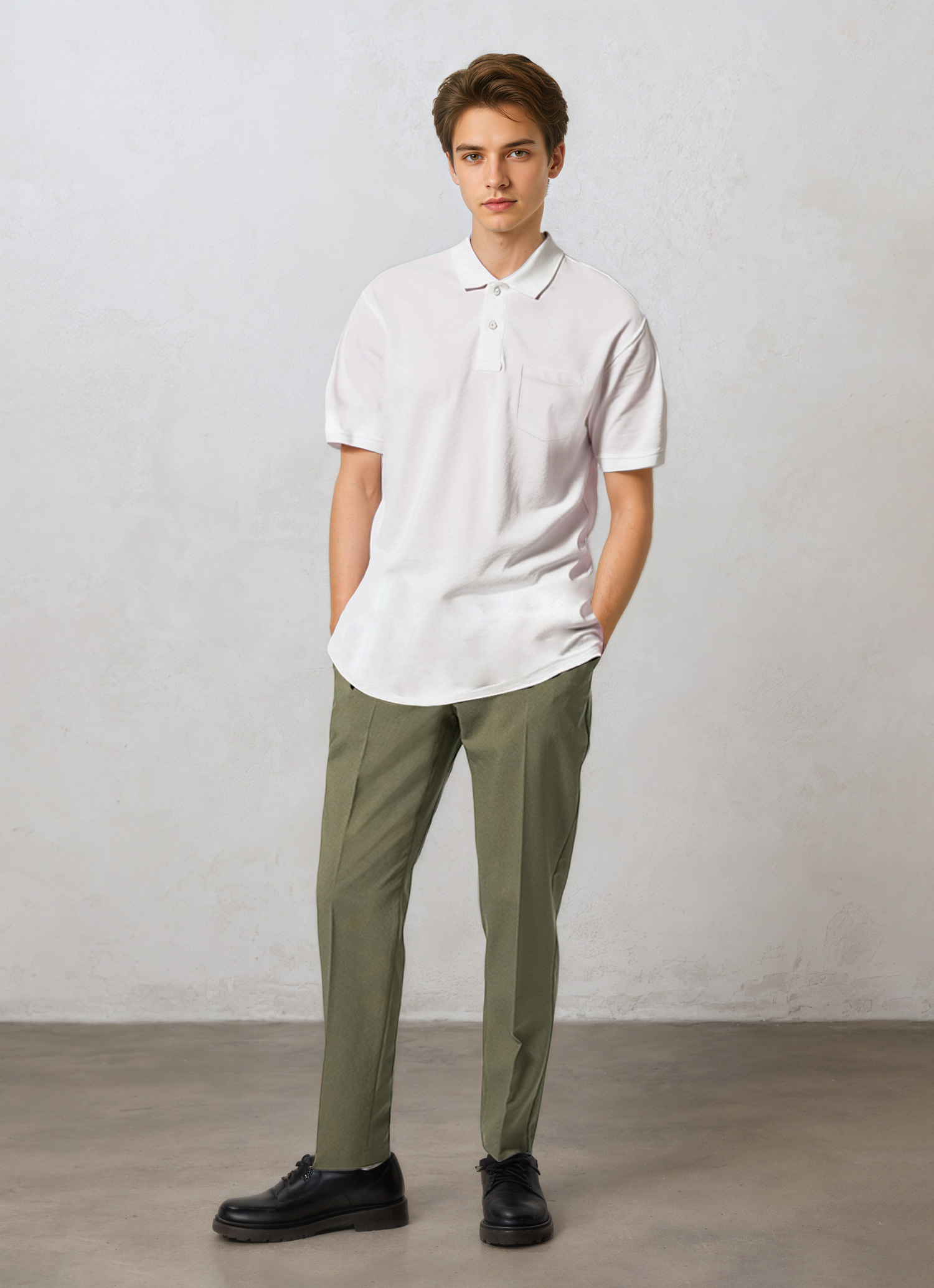 Oversized Pocket Polo-Penrtair