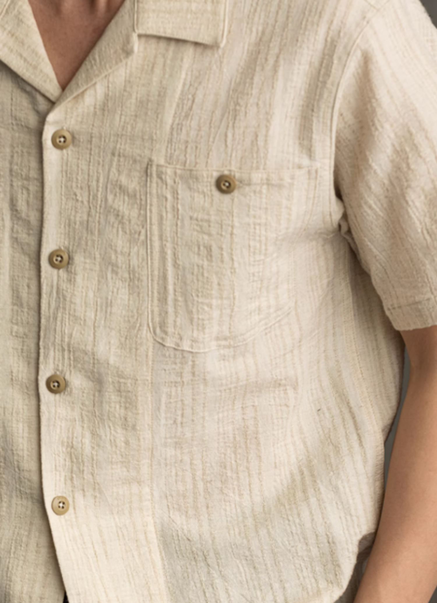 Clean Collar Summer Shirt-Penrtair