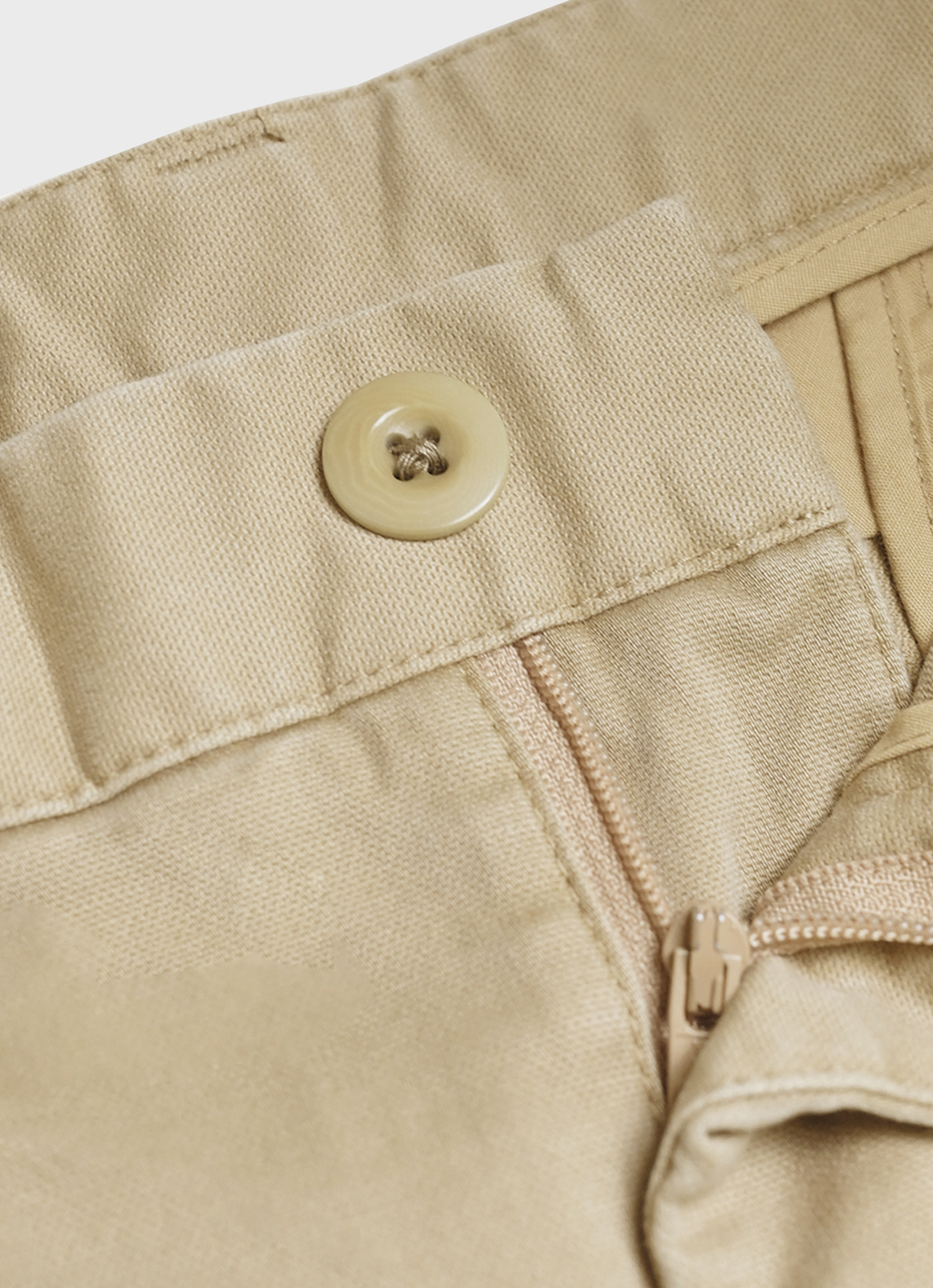 Relaxed Pleated Cotton Trousers-Penrtair