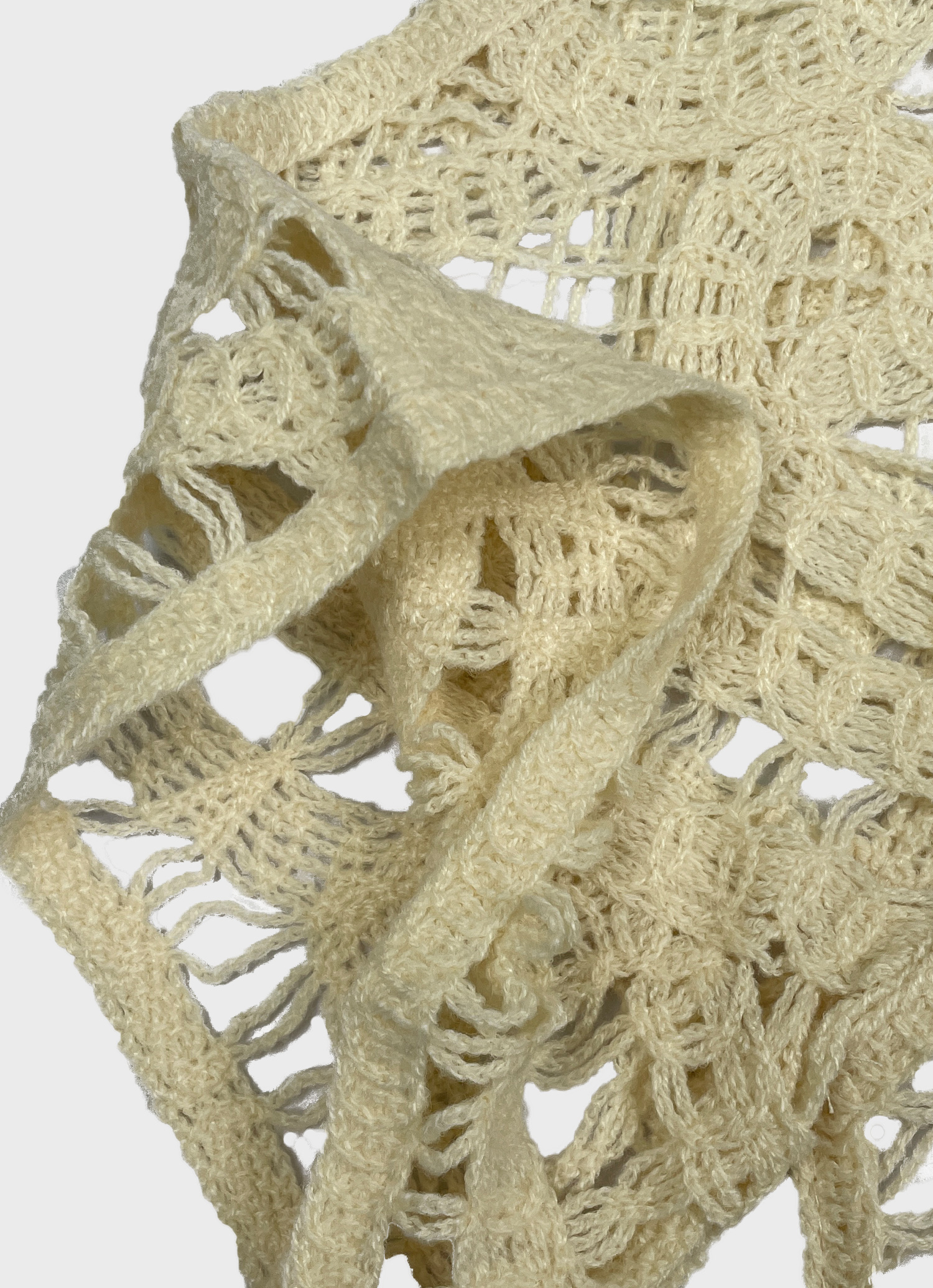 Open-Stitch Crochet Polo