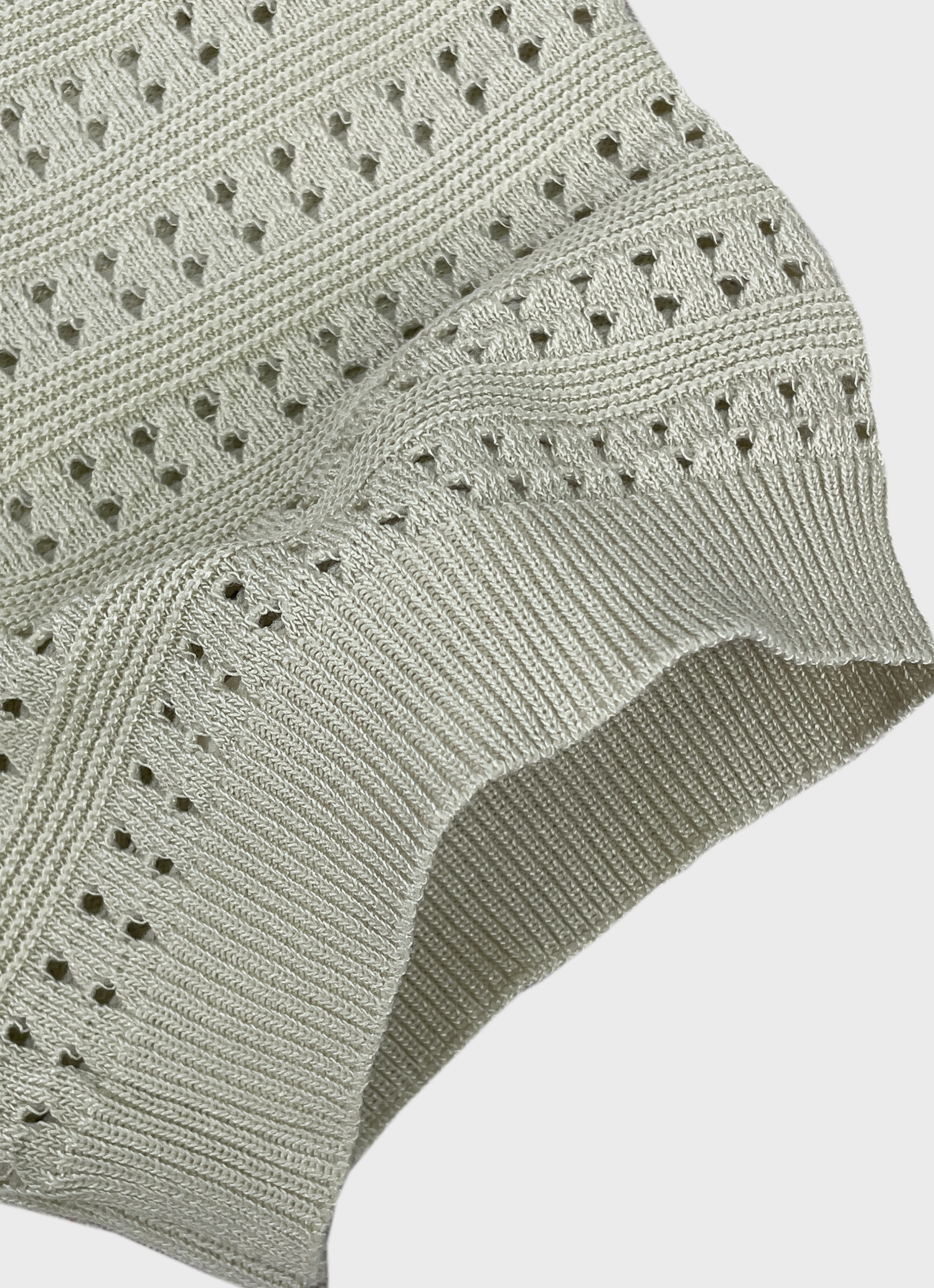 Textured Zip-Collar Polo