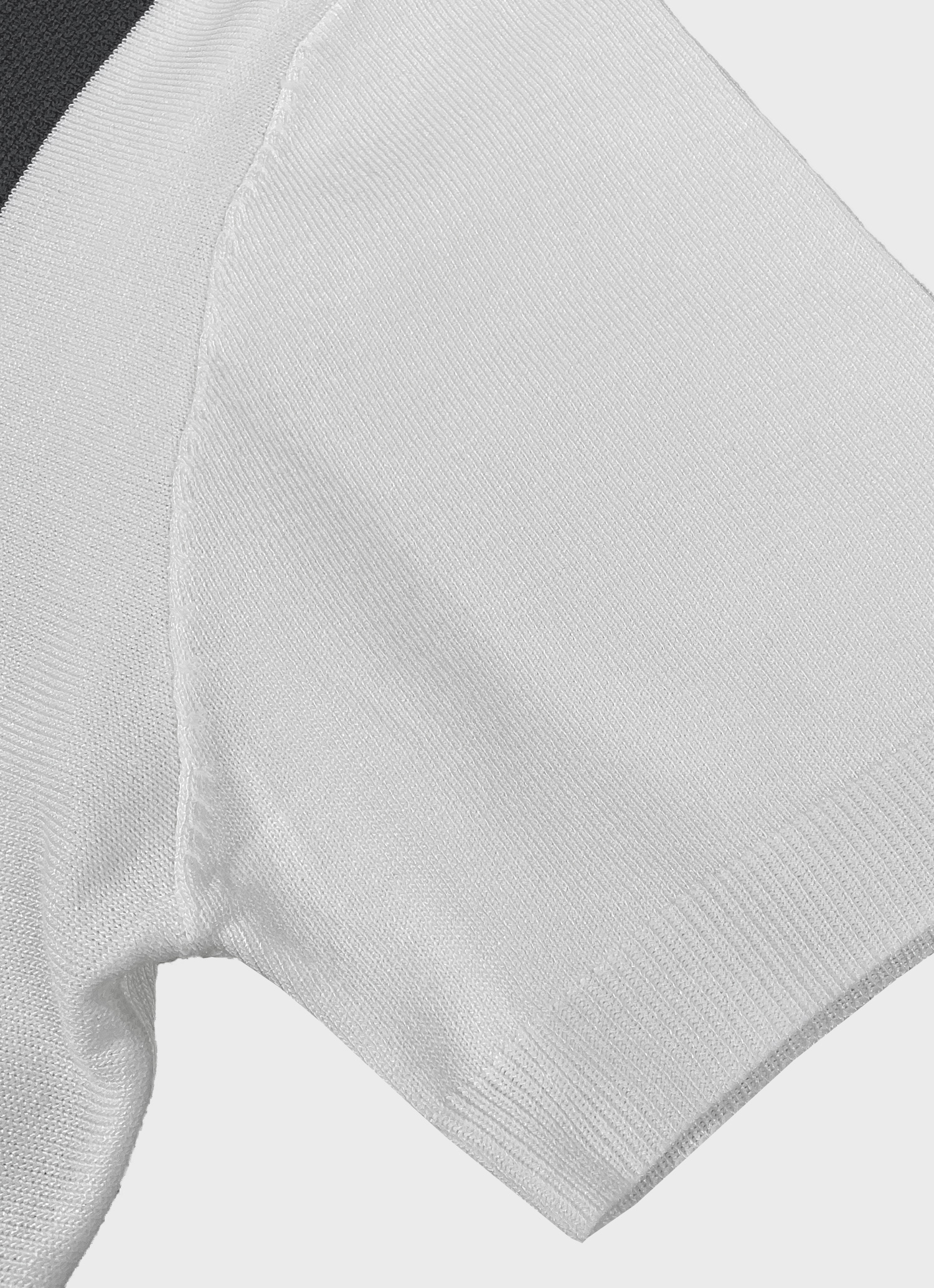 Pinstripe Zip Polo Shirt