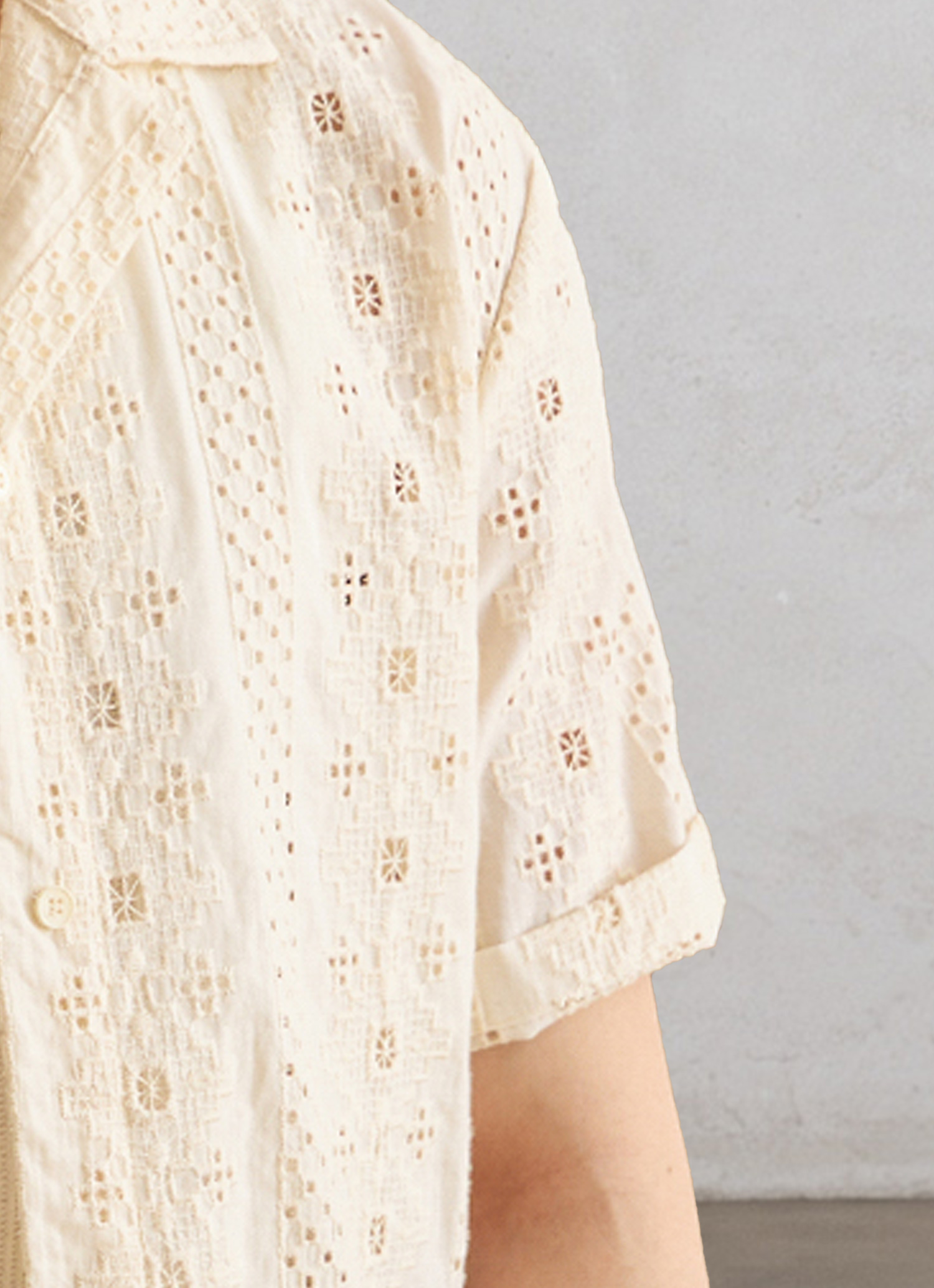 Breezy Jacquard Cuban Shirt