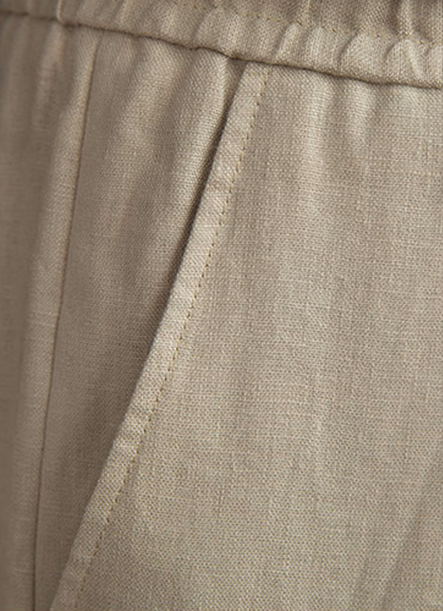 Linen Drawstring Trousers