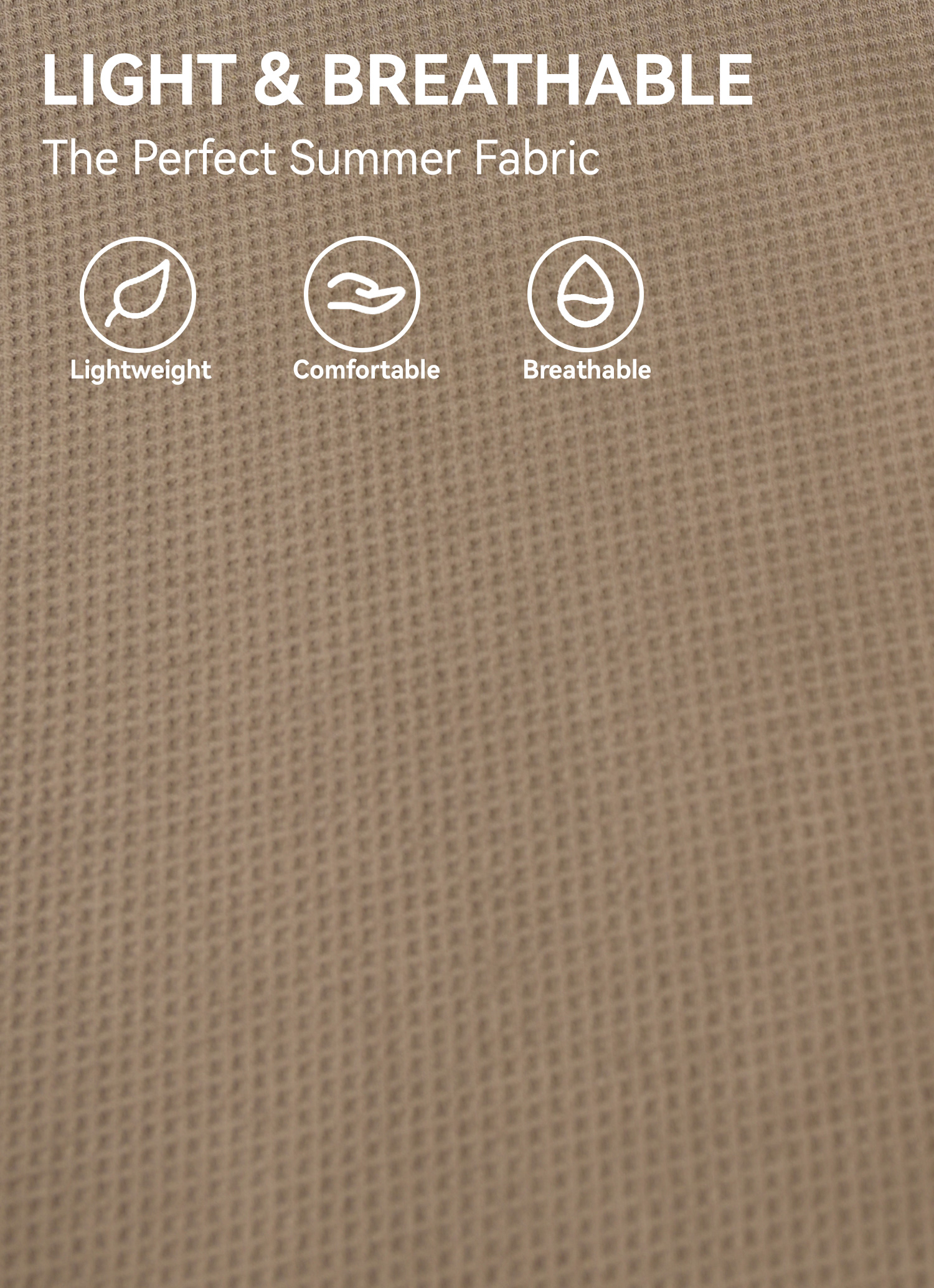 Three-Button Waffle Henley Shirt