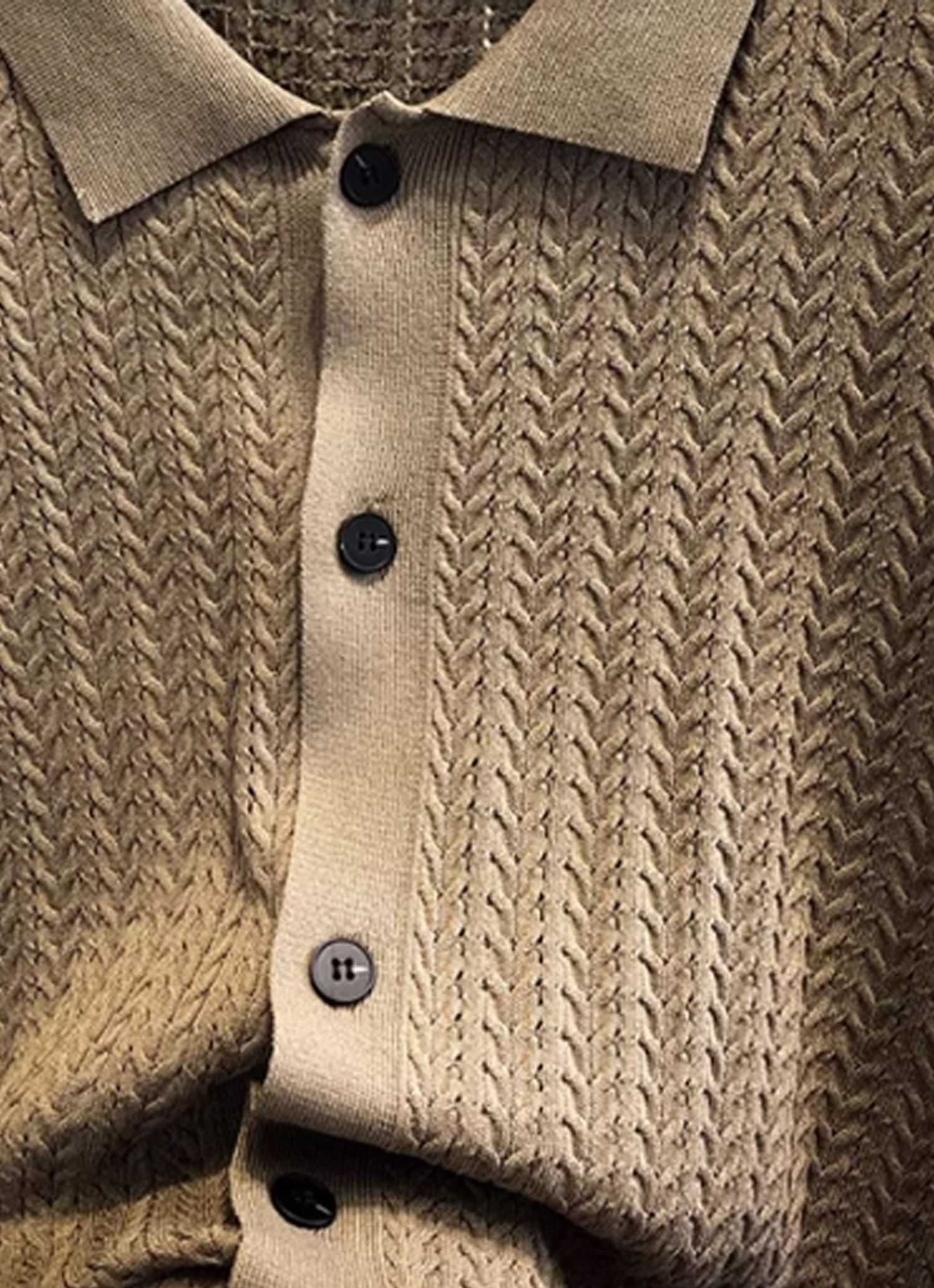 The Grain Knit Polo-Penrtair