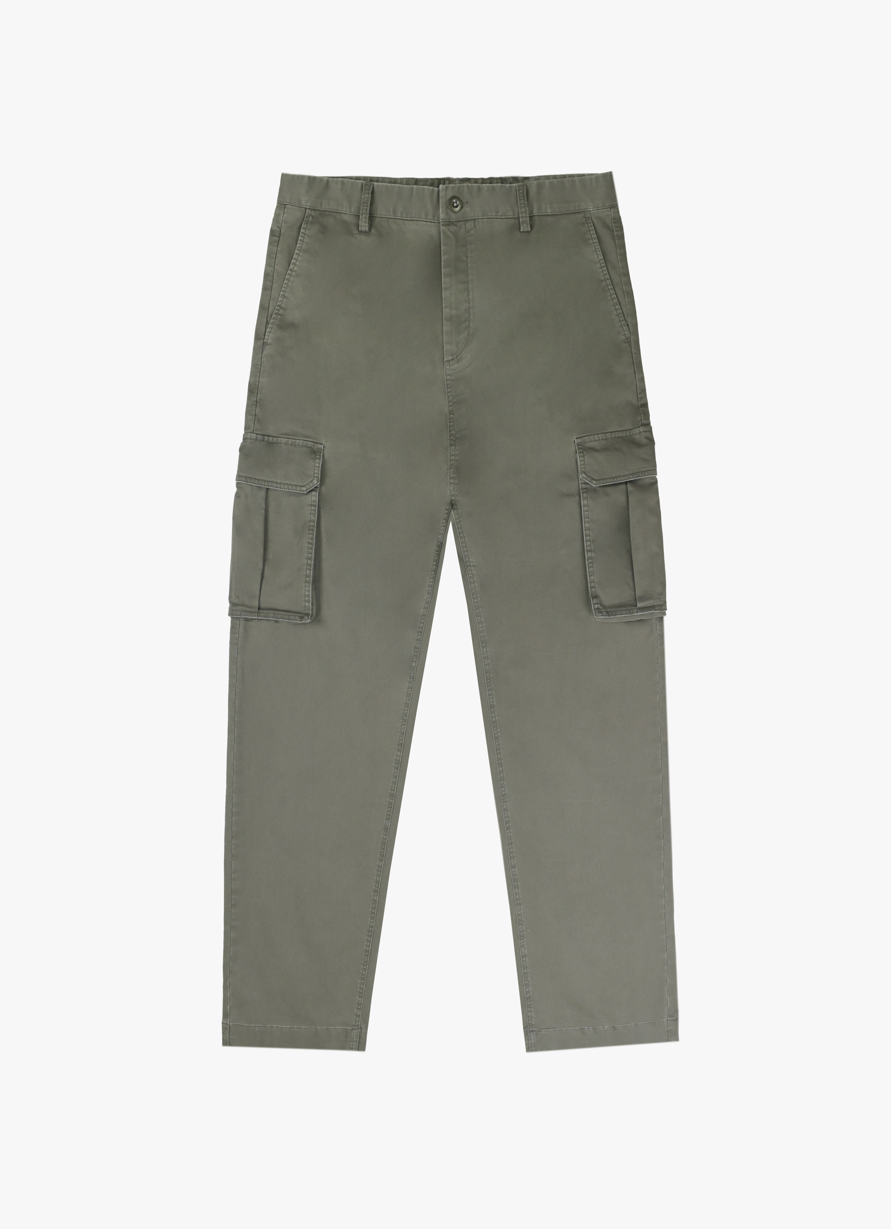 Utility Cotton Cargo Trousers-Penrtair