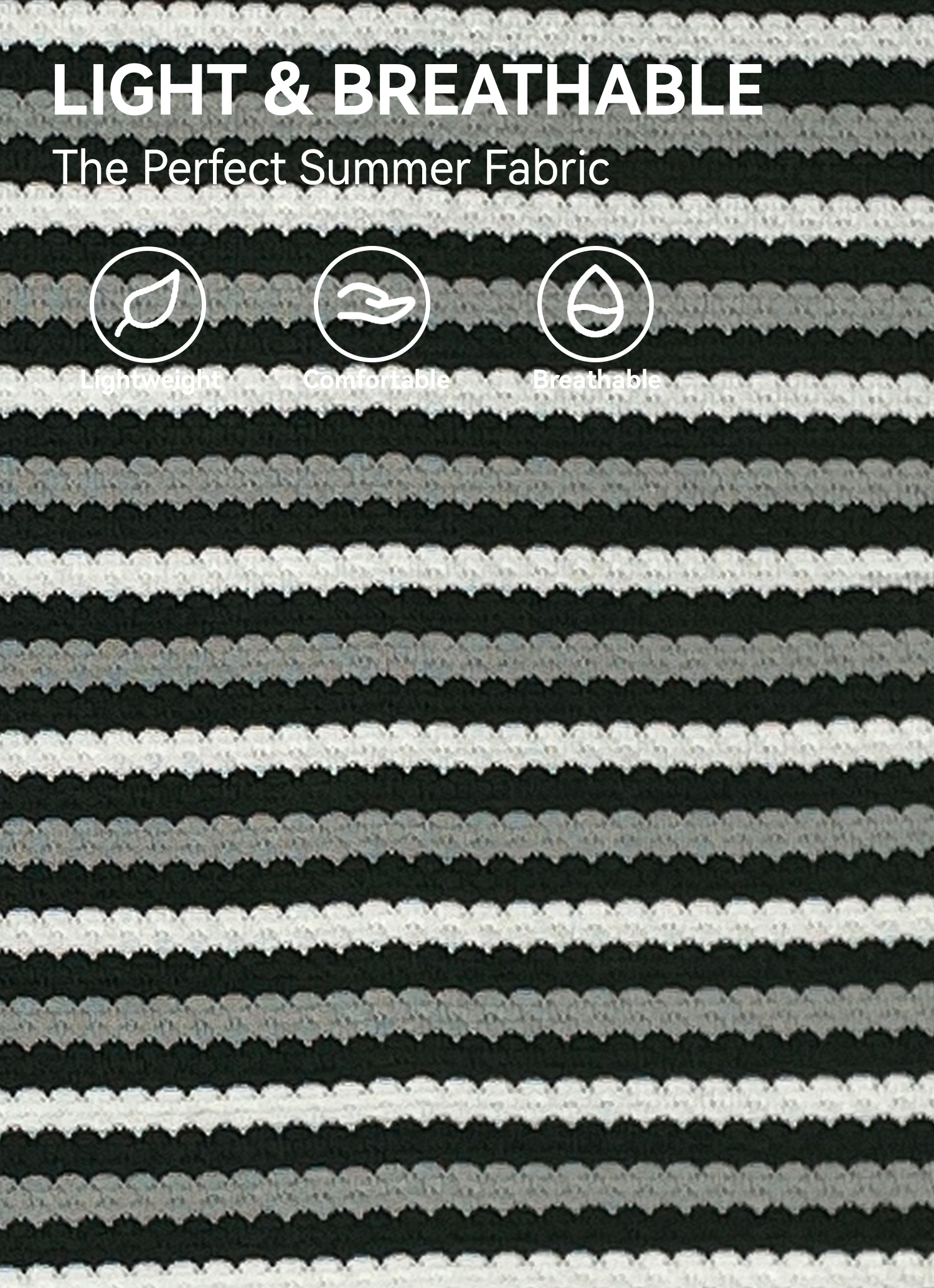 Retro Stripe Knit Polo