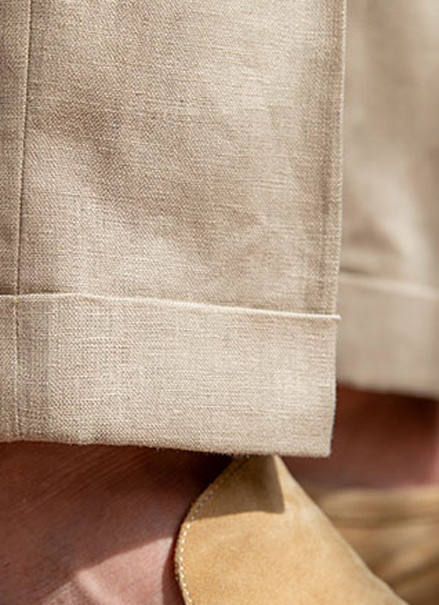 Linen Drawstring Trousers