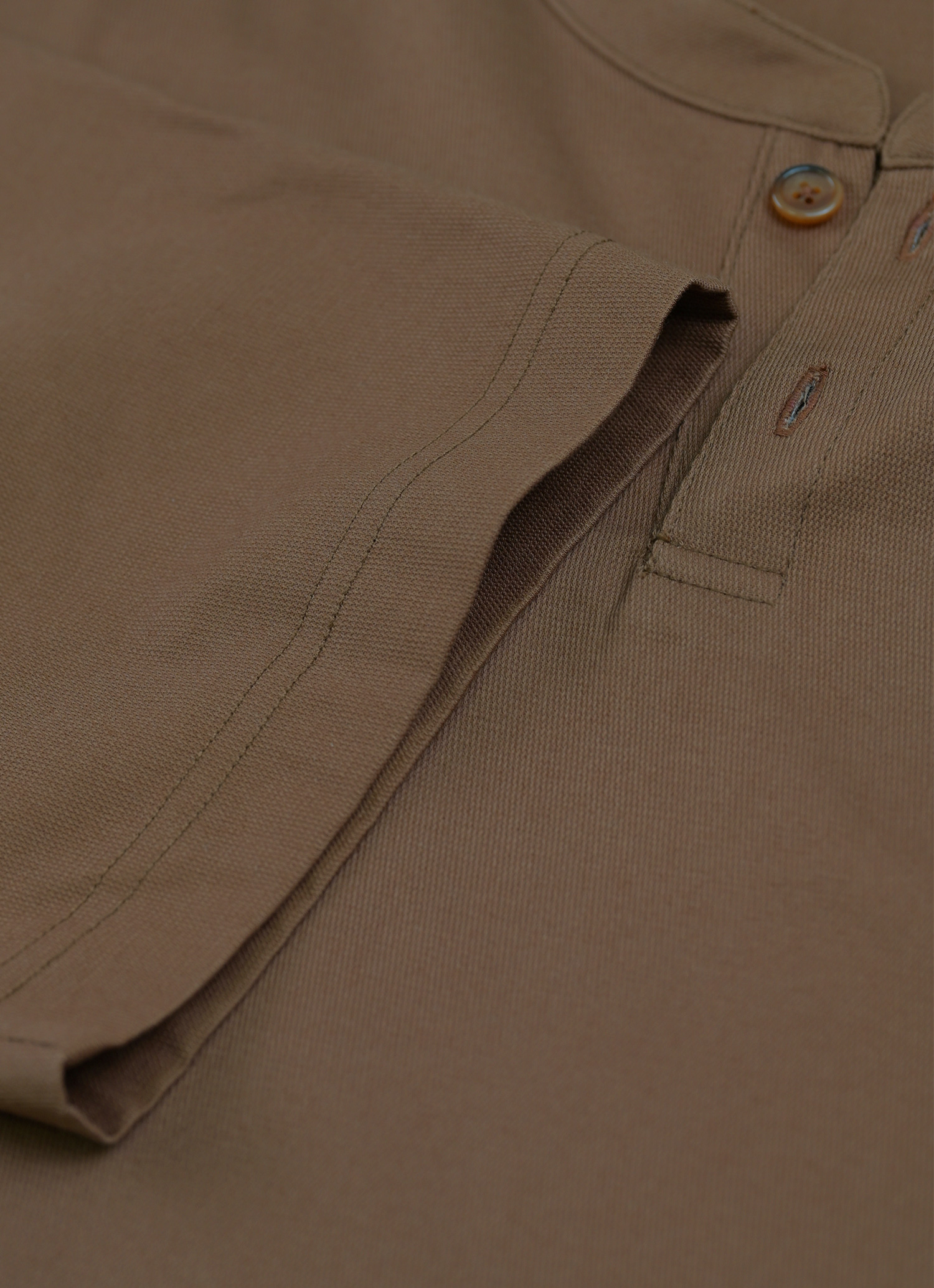 Classic Two-Button Henley Tee