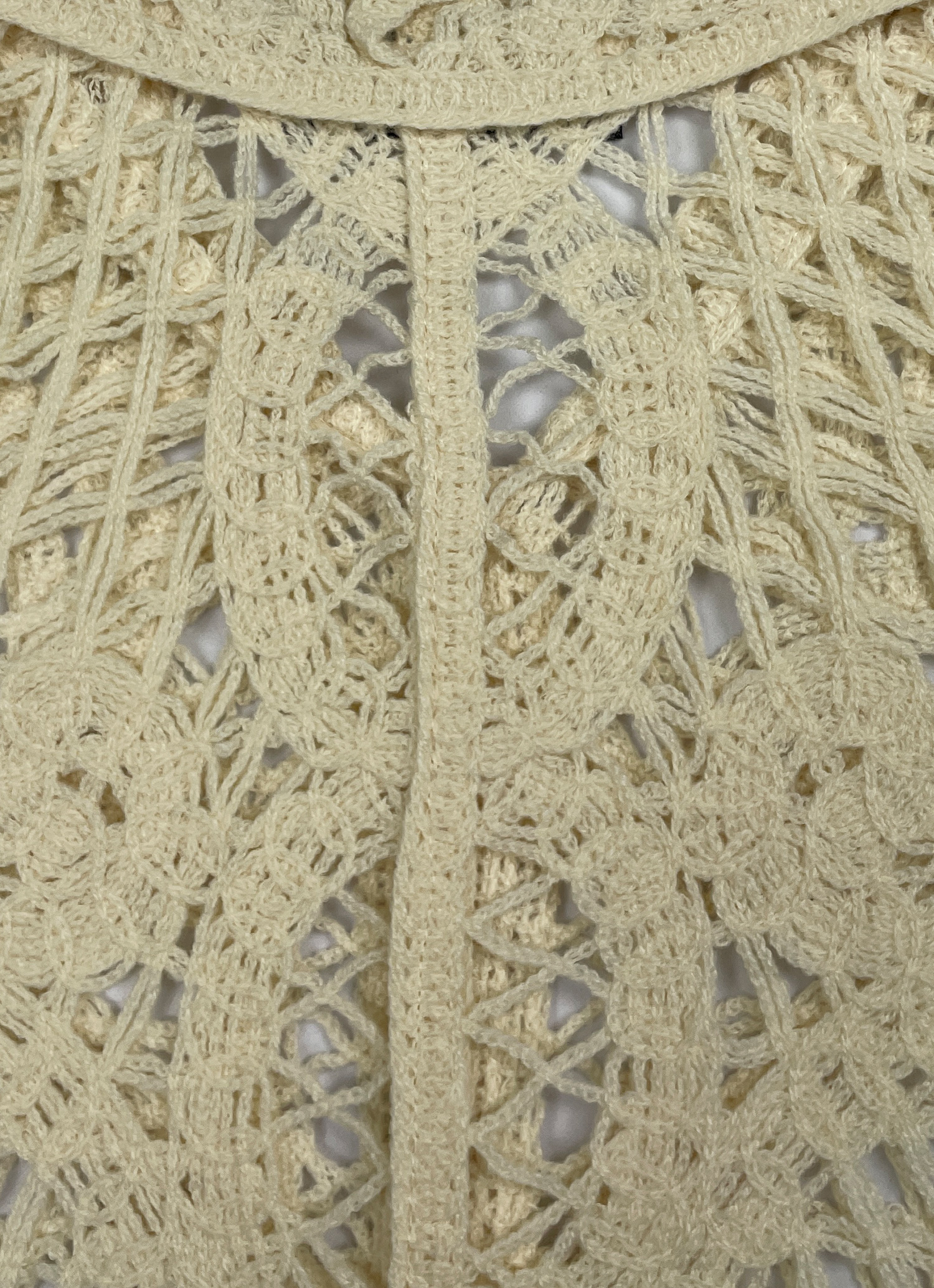 Open-Stitch Crochet Polo