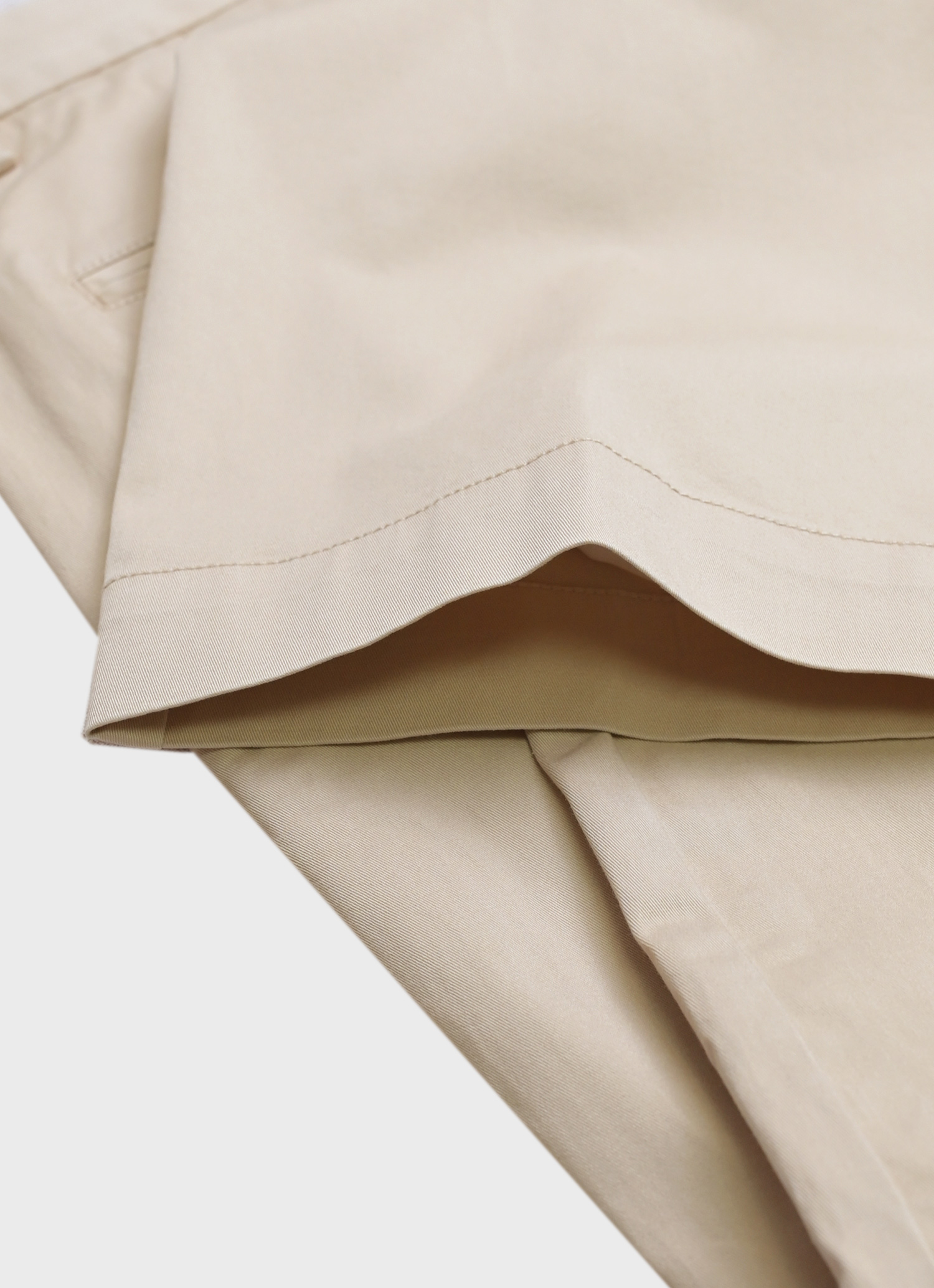Minimal Drape Cotton Trousers