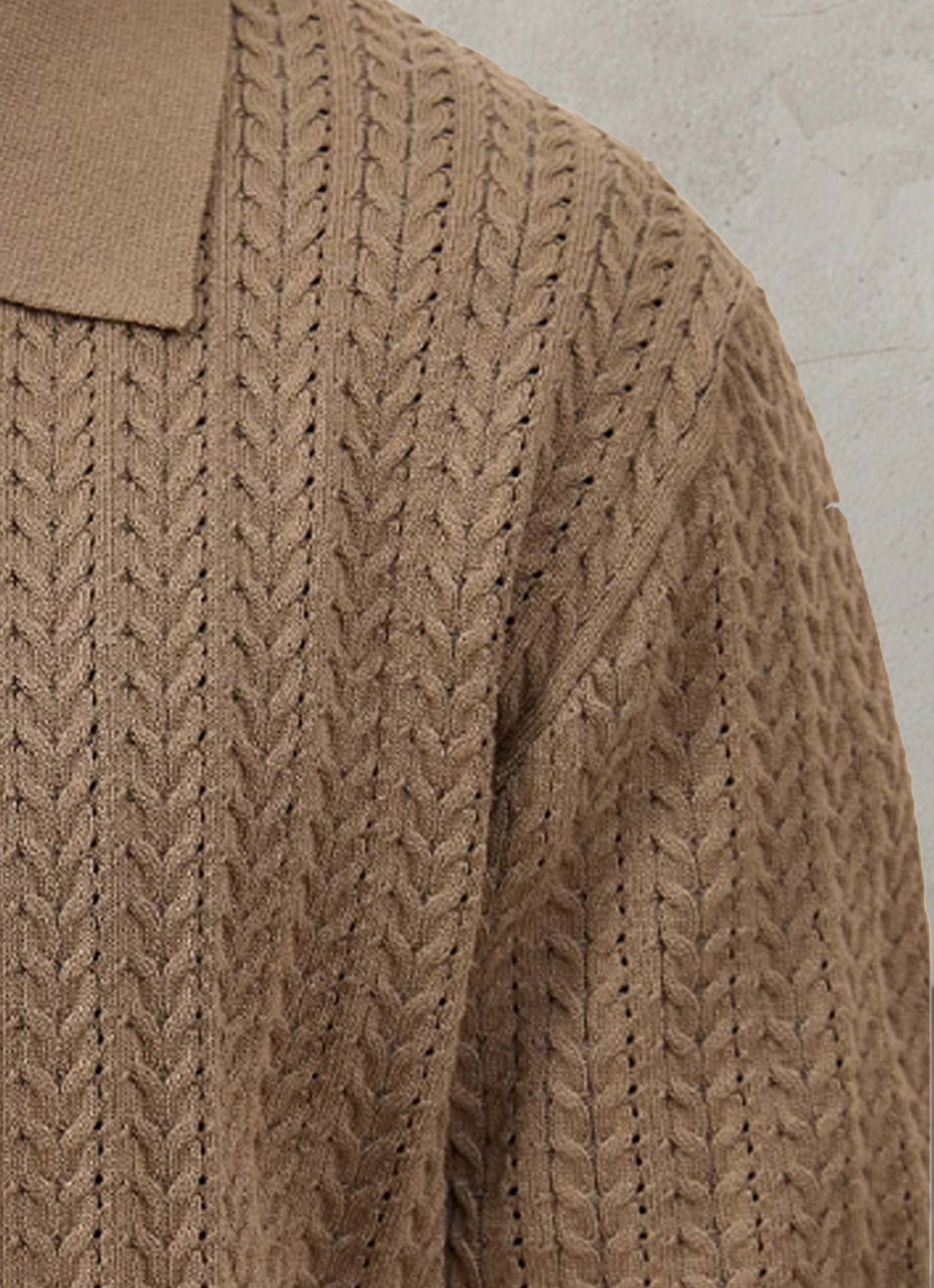 The Grain Knit Polo-Penrtair