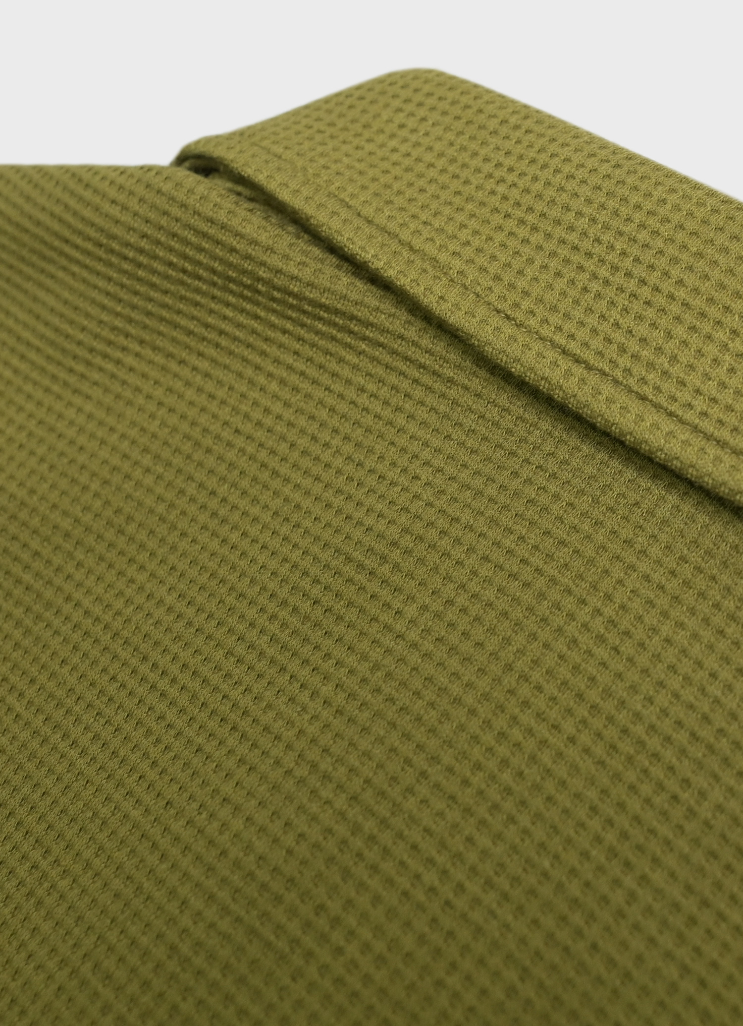 Waffle Zip-Collar Polo-Penrtair