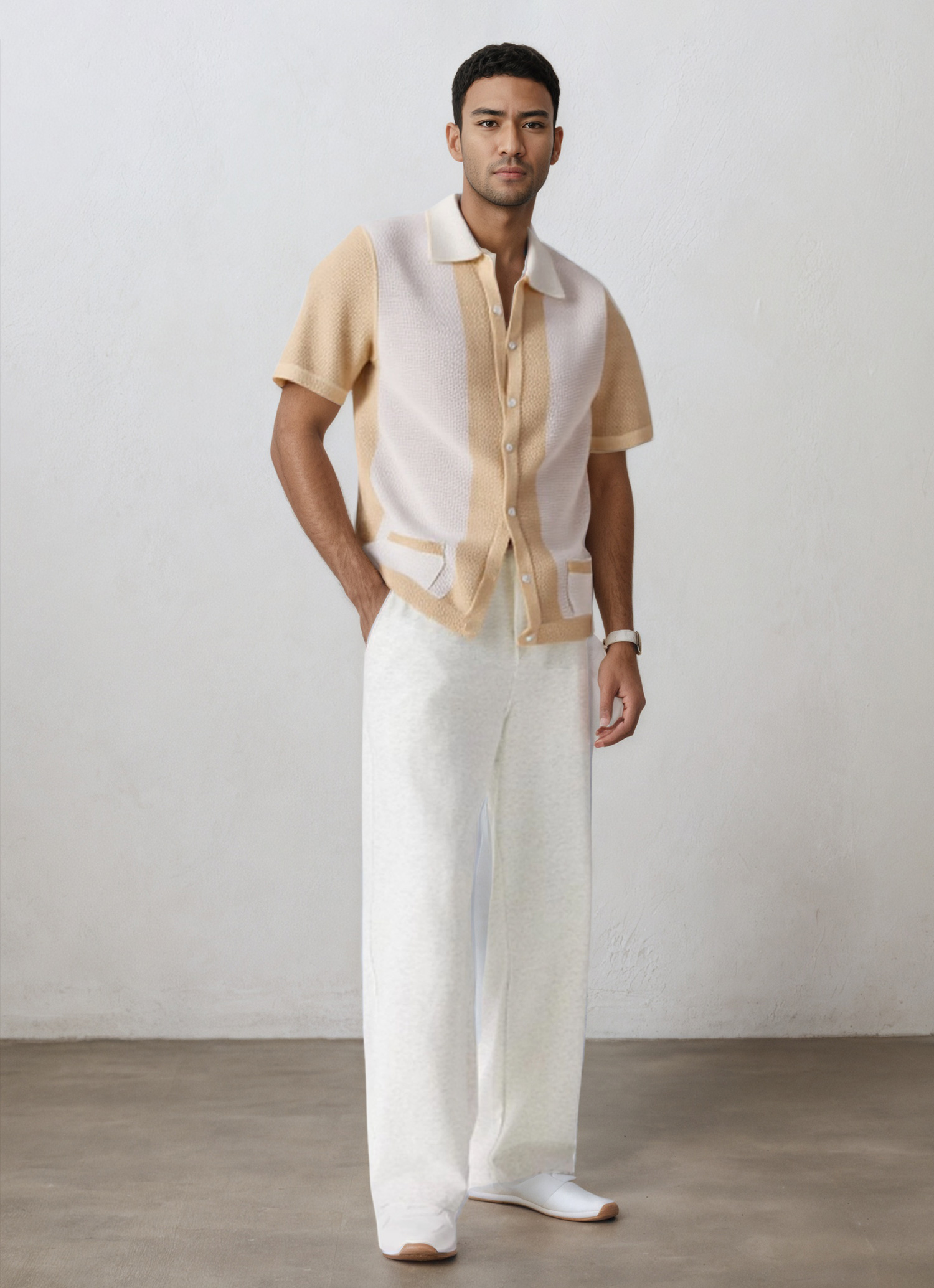 Riviera Open-Knit Shirt-Penrtair