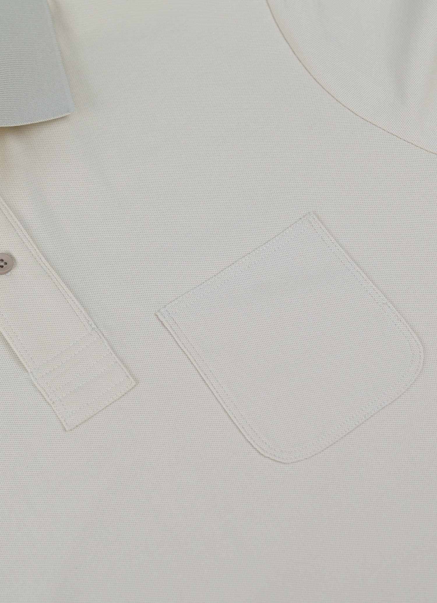 Contrasted Collar Polo