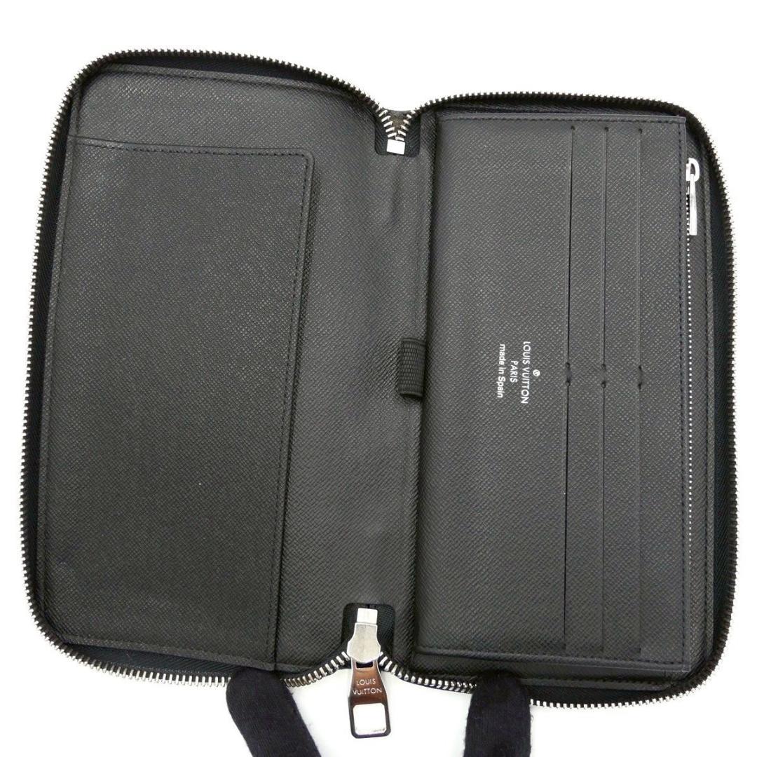 Louis Vuitton Damier Graphite Zippy Organizer Long Wallet in Black