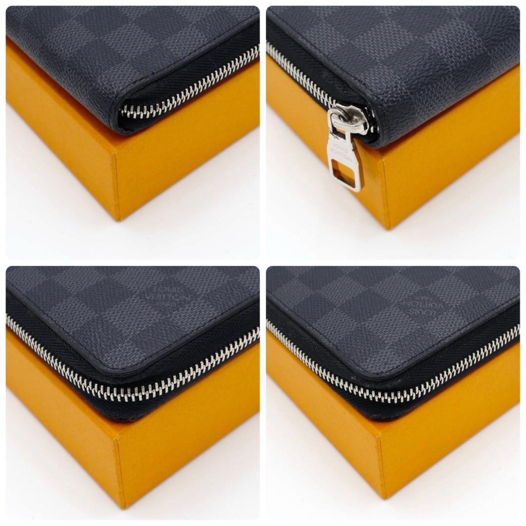 Louis Vuitton Damier Graphite Zippy Organizer Long Wallet in Black