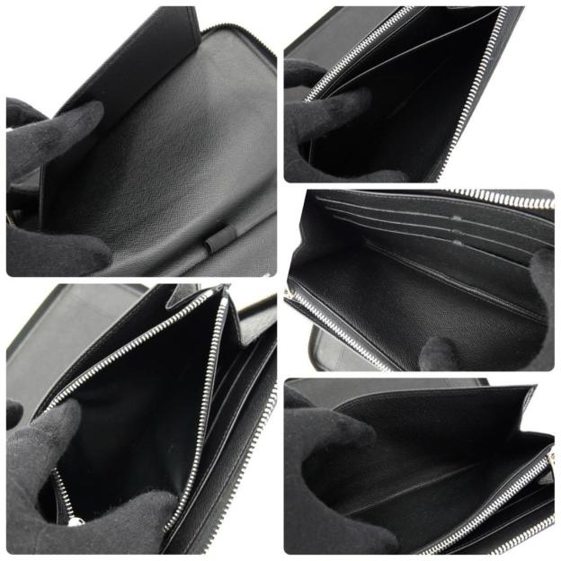 Louis Vuitton Damier Graphite Zippy Organizer Long Wallet in Black