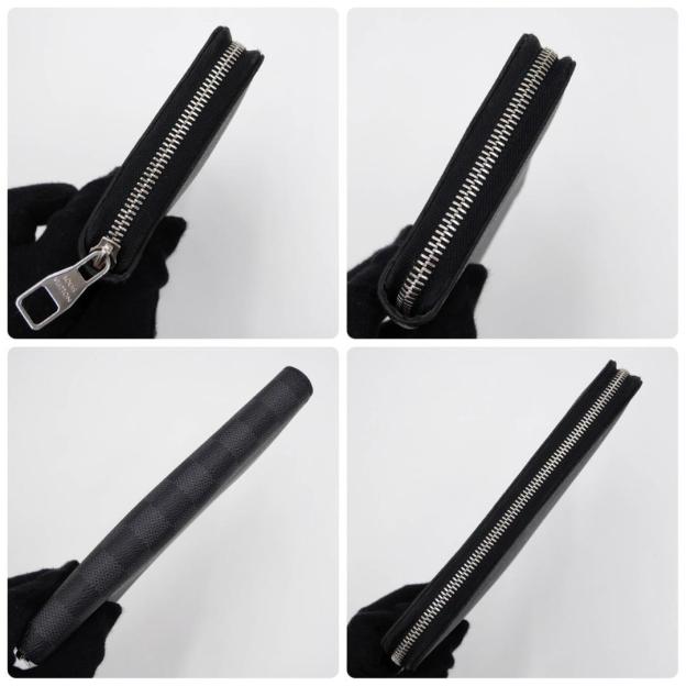 Louis Vuitton Damier Graphite Zippy Organizer Long Wallet in Black